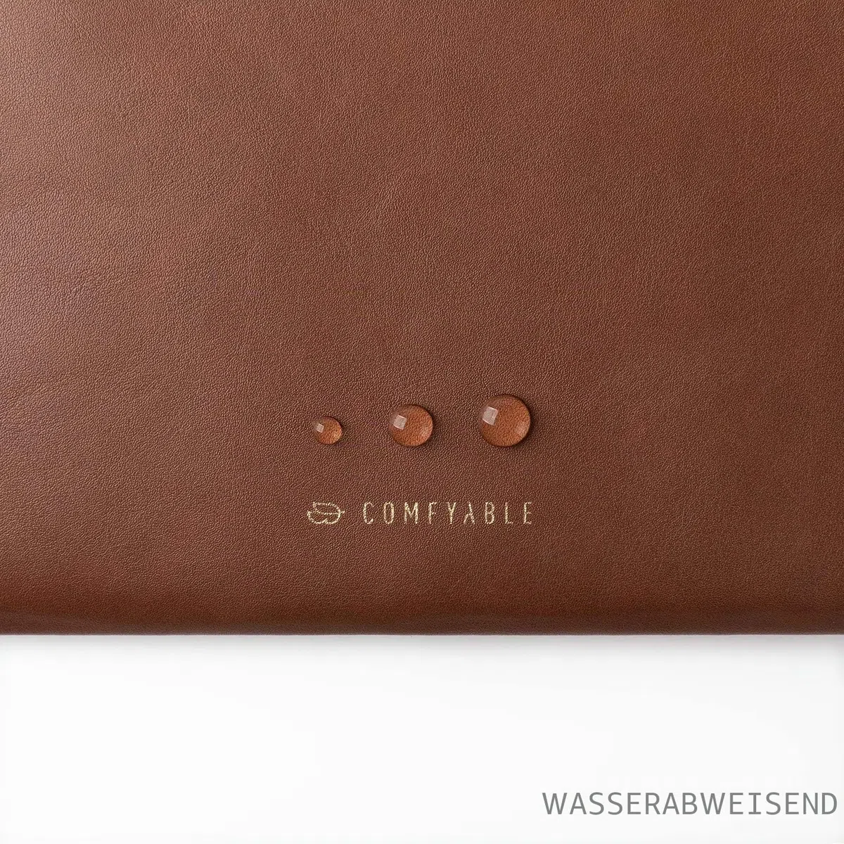 Comfyable Slim Protective Laptop Sleeve Compatible with 13/13.3/14 Inch MacBook Air & MacBook Pro, Mac Travel Case, Laptop Pouch, Slim PU Leather Cover M5/M4/M3/M2/M1 2026-2021, Brown