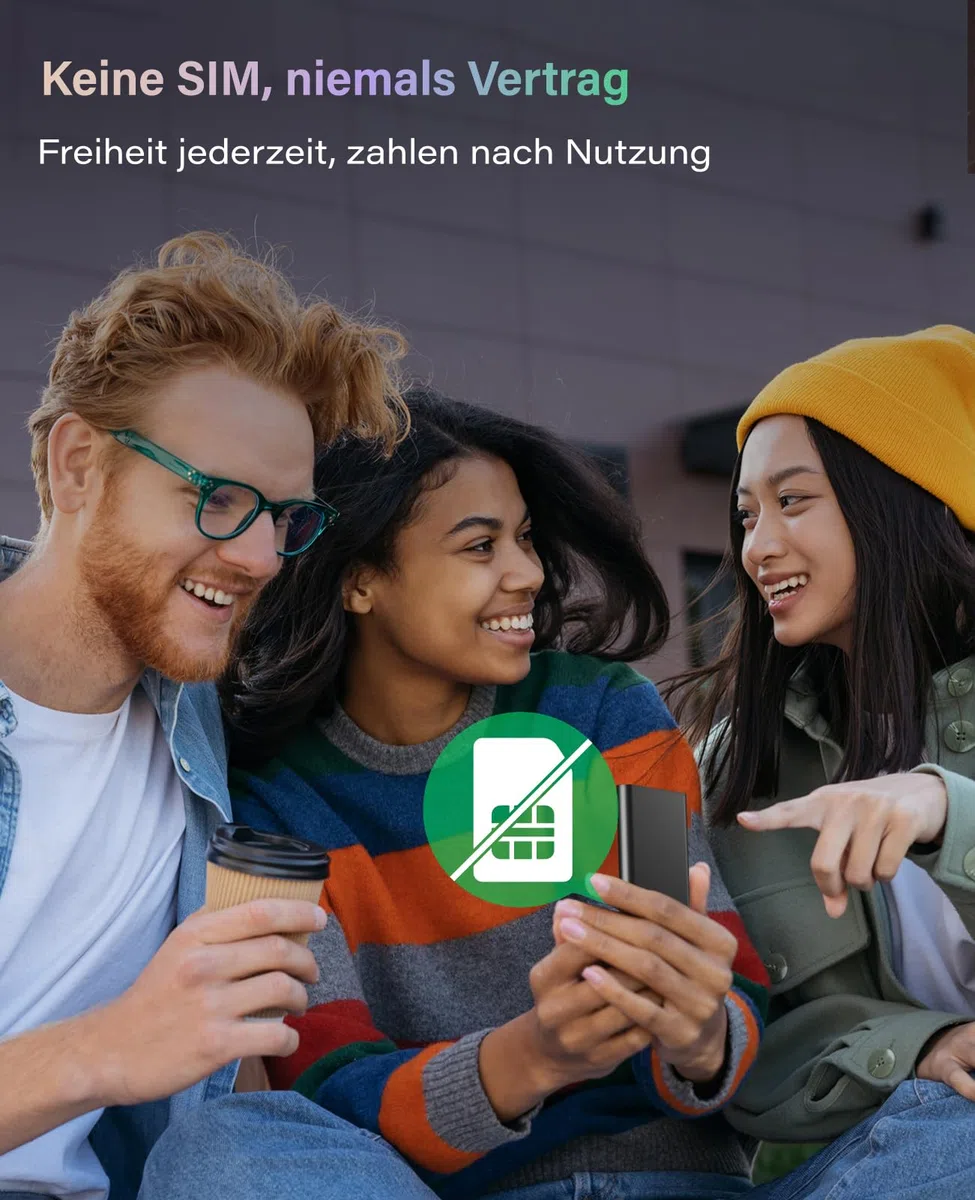 GlocalMe Numen Air Mobiler WLAN Router 5G, Keine SIM-Karte nötig, 5G LTE Hotspot mit 30GB europäischem Datenpaket, Unterstützt 16 Geräte gleichzeitig, 5400 mAh Akku, Reise- oder Heim-WLAN-Hotspot