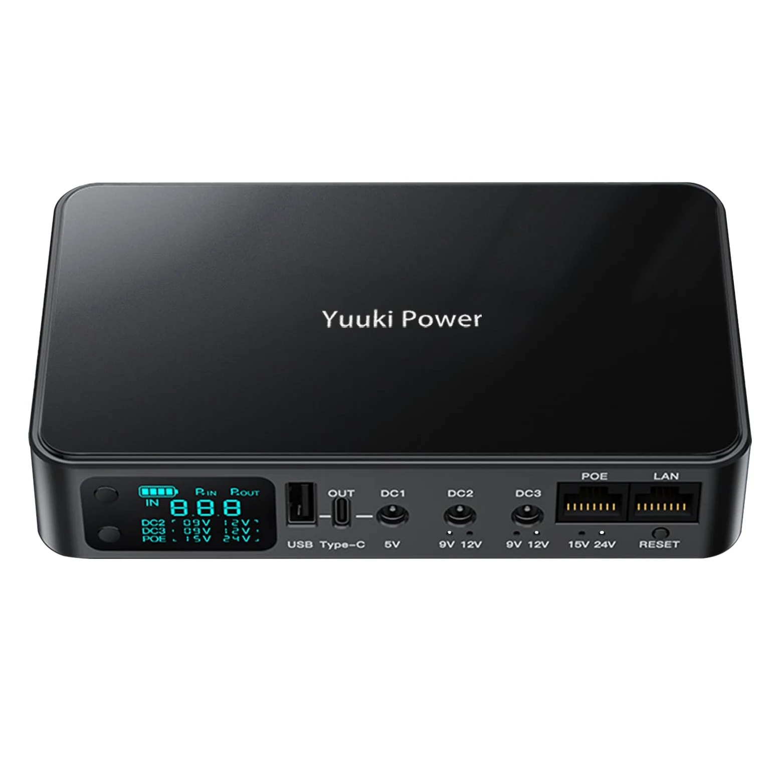 Mini UPS 12V 2A Router USV 10400mAh Unterbrechungsfreie Stromversorgung 9V 2A USB 5V 3,6A