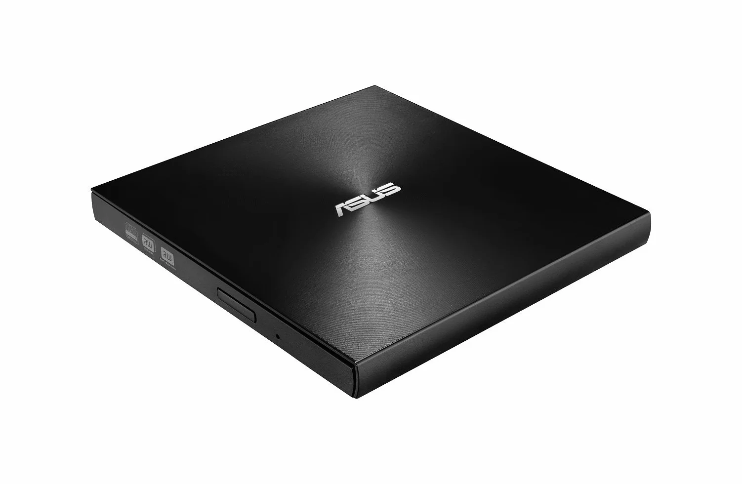 ASUS ZenDrive U9M Schwarz – USB 2.0/USB-C Slim Externer DVD-Brenner Optische Disc 8X Speed Re-Writer-Laufwerk mit M-Disc-Unterstützung, USB 2.0 Typ-A/Typ-C-Kompatibilität, Mac/Windows OS kompatibel