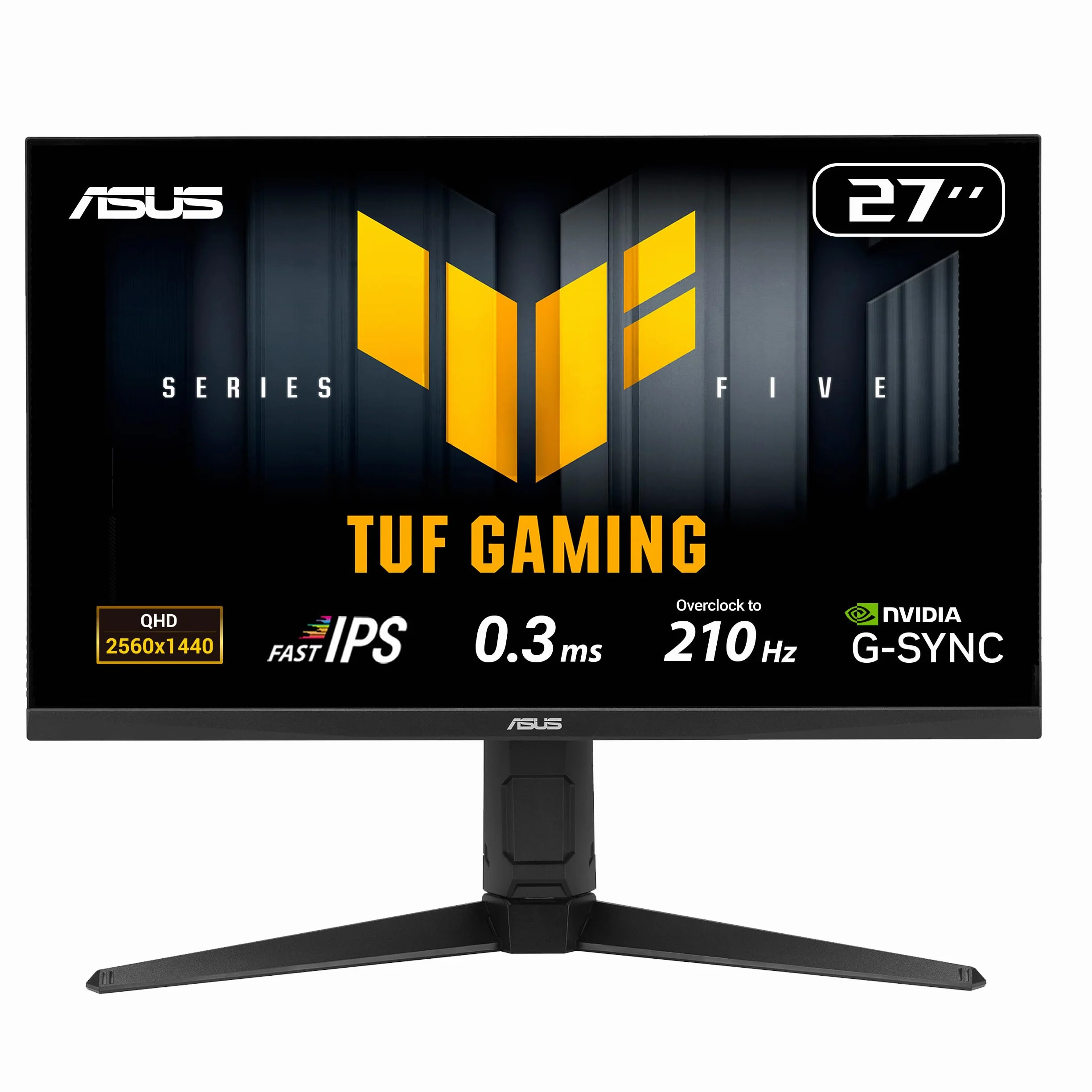 ASUS TUF Gaming VG27AQL5A 27 Zoll WQHD Monitor 210 Hz 0.3ms GtG FreeSync DisplayHDR 400 Fast-IPS