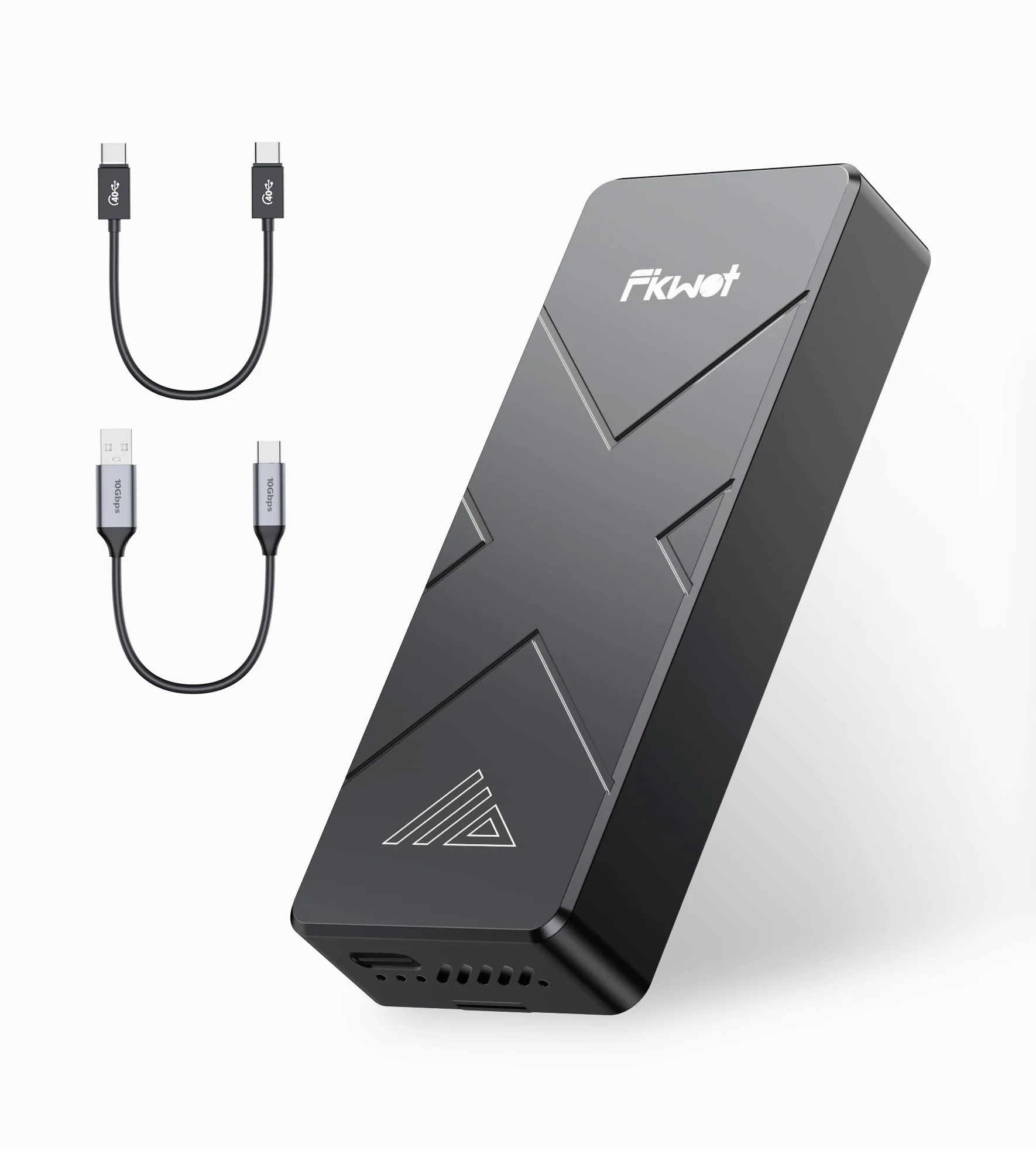 Fikwot FP110 2TB Externe SSD, Interne Lüfterkühlung, bis zu 3700 MB/s, USB4-Übertragungsprotokoll, kompatibel mit Smart TV, PS5/PS4(Pro), iPhone 15/16, Xbox, Mac & Windows und Anderen Geräten