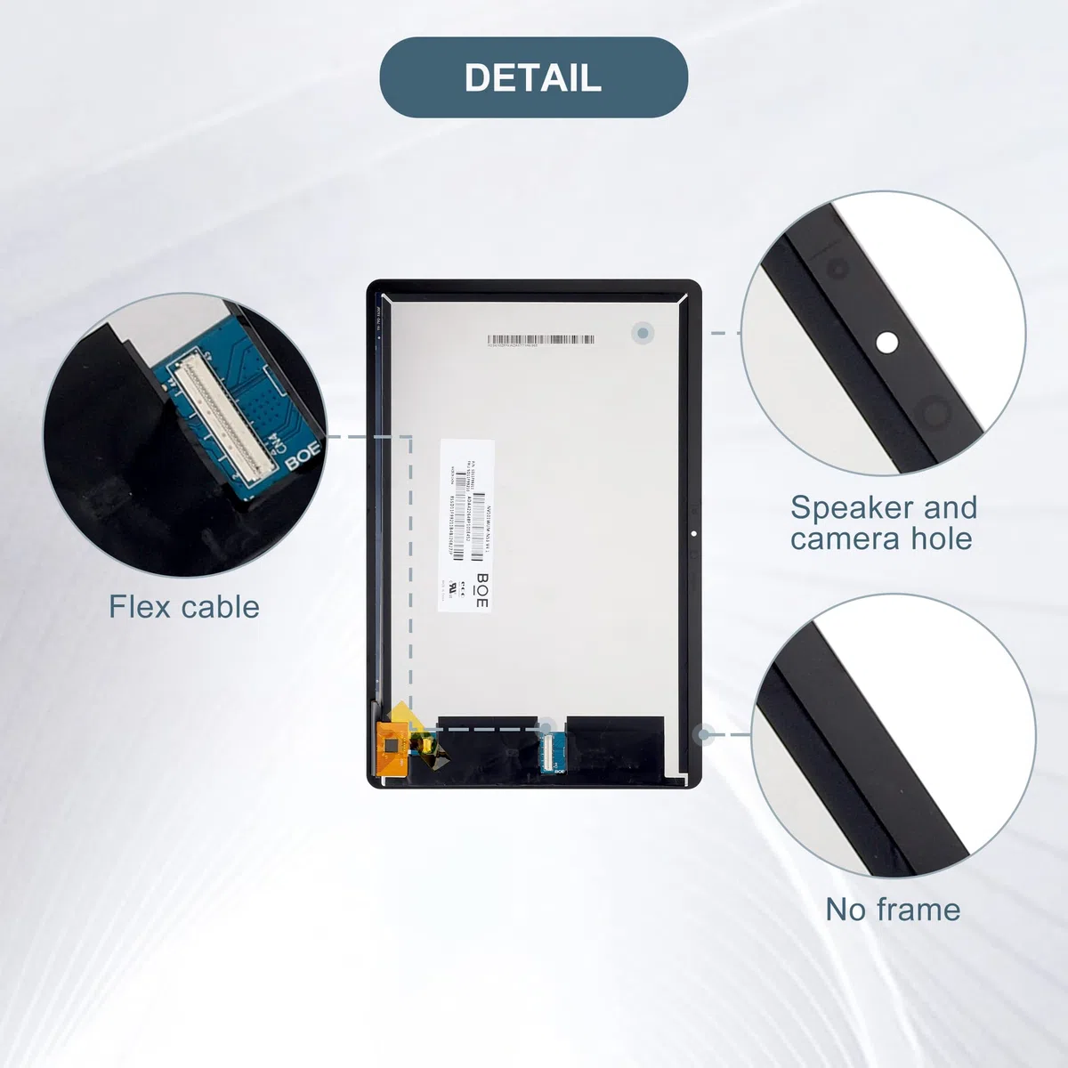Neuer Ersatz LCD Display Kompatibel mit Lenovo Chromebook Duet CT-X636F 10.1" LCD Display Touch Screen Assembly with Tools
