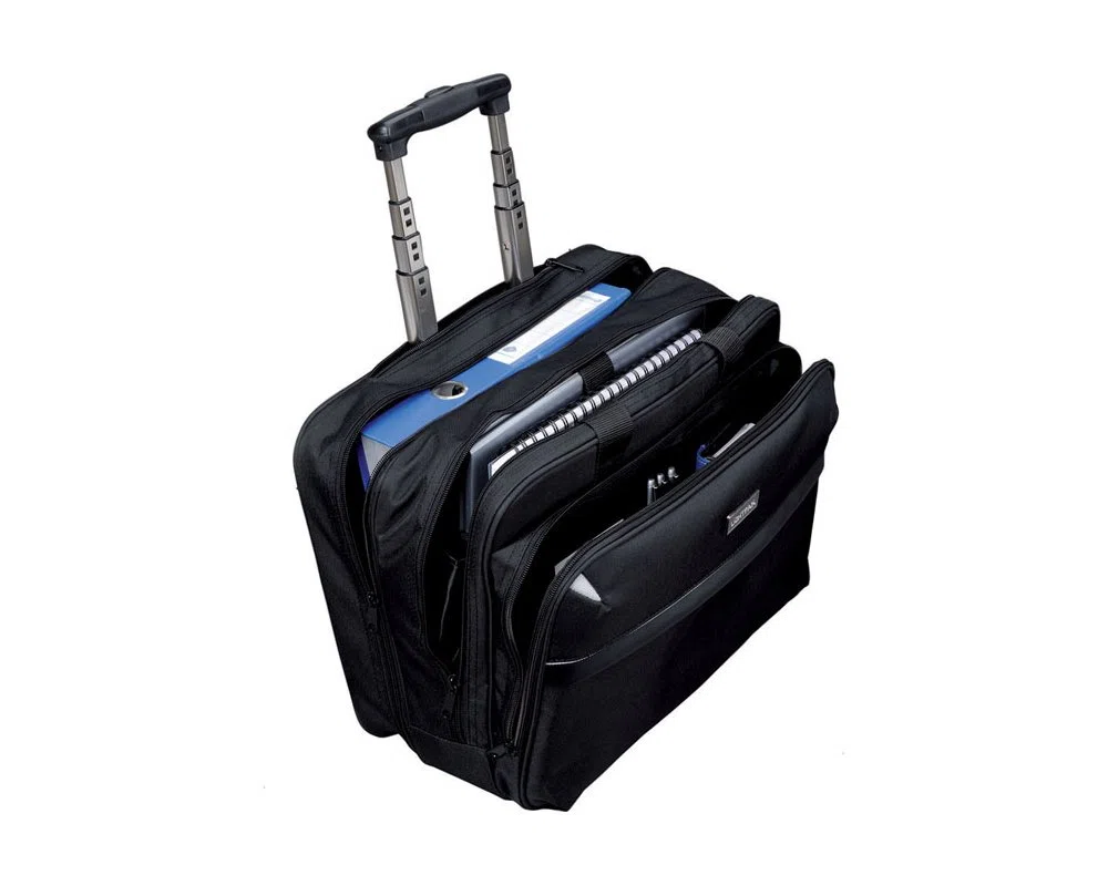 Business Laptop Trolley Xray Aktentasche, Schwarz
