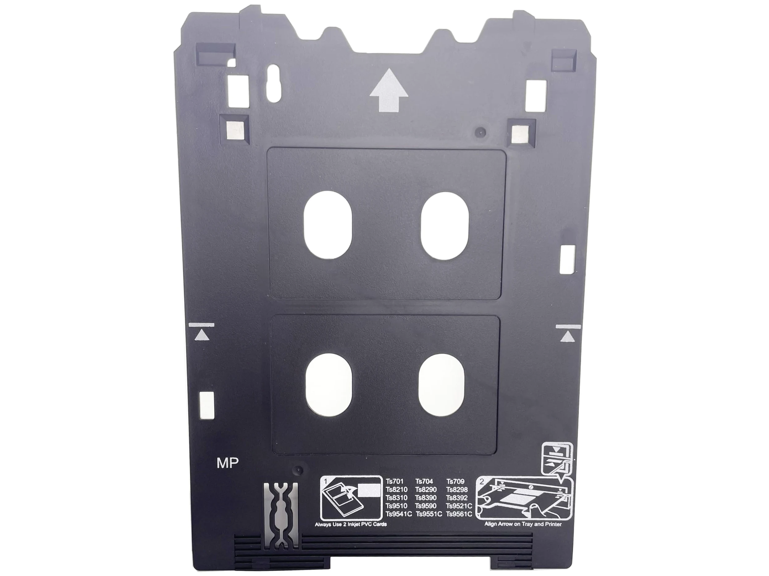 Inkjet PVC-ID-Kartenfach für Canon PIXMA TS701 TS702 TS703 TS704 TS705 TS709 TS8220 TS8330 TS82xx, TS83xx und TS95xx Serie Drucker (Canon MP/Mehrzweckfachdrucker)