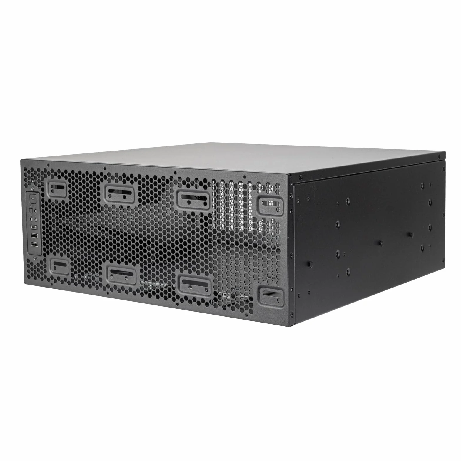 Silverstone Technology RM4A - 4U Rackmount-Servergehäuse mit erweiterter 360-mm-Radiator-Kompatibilität, 4HE, SST-RM4A