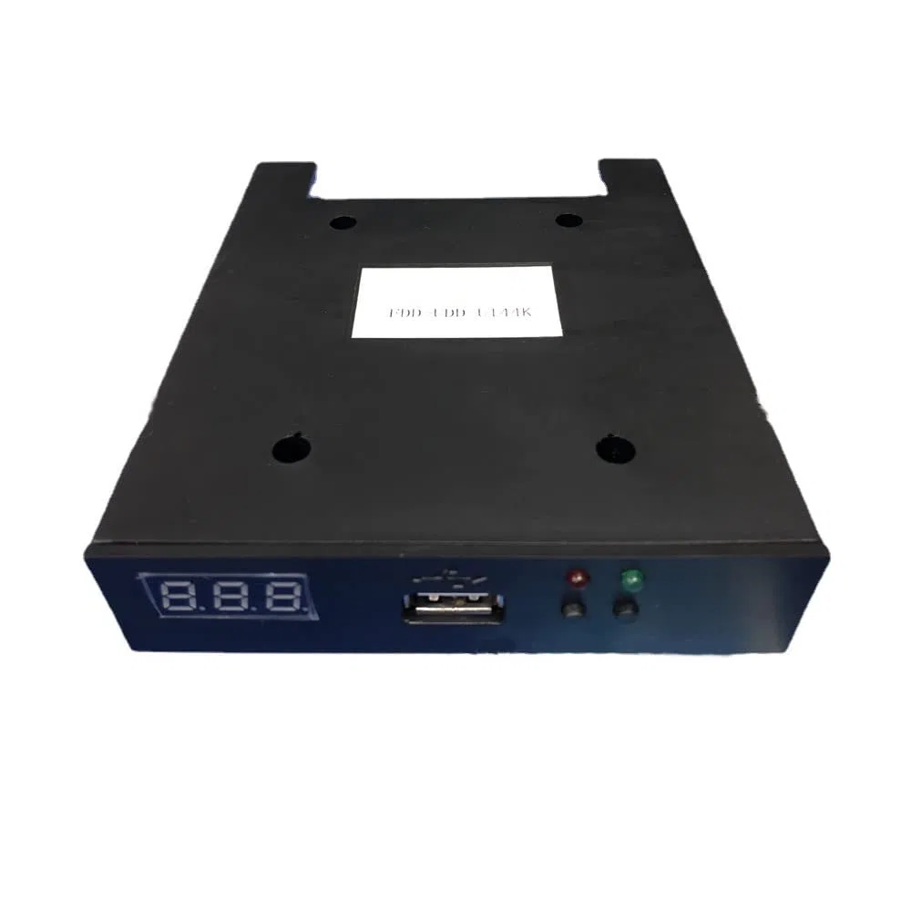 Diskettenlaufwerk-Emulator, FDD-UDD U144K Diskettenlaufwerk 1,44 MB USB-SSD-Emulator für Industriecontroller (SCHWARZ)