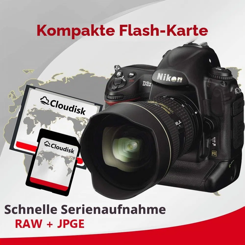 Pack von 2 Compact Flash Card (16GB)