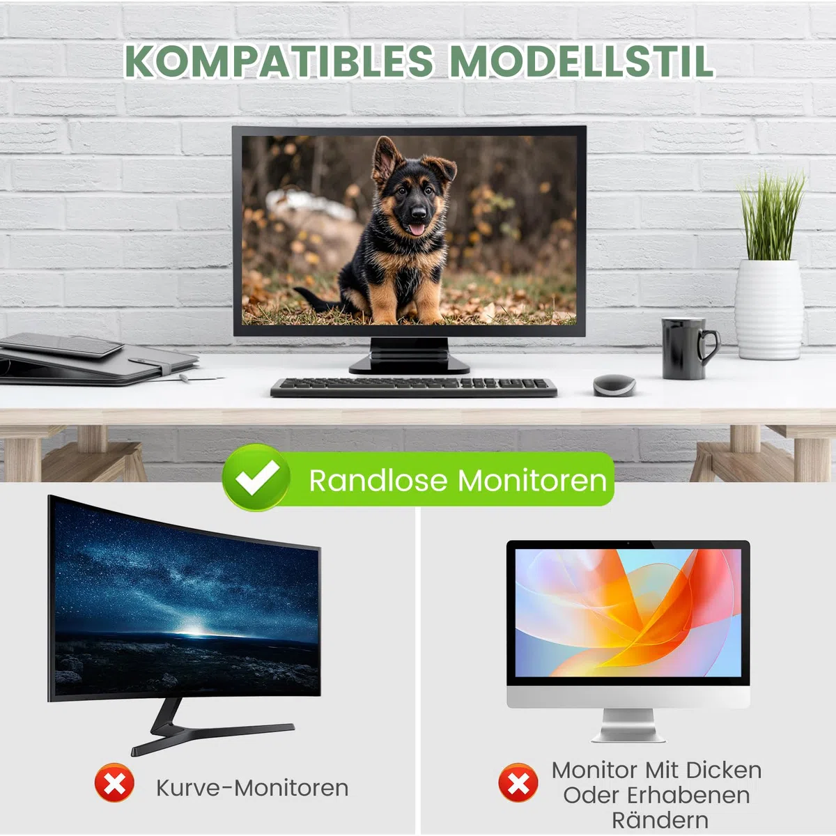 Abnehmbare Sichtschutzfolie für 27 Zoll 16:9 Monitor, Hängender Datenschutzfilter mit Doppel-Federclips, HD Display Privacy Screen mit Anti-Blaulicht, Breite x Höhe ist 614 x 369 mm