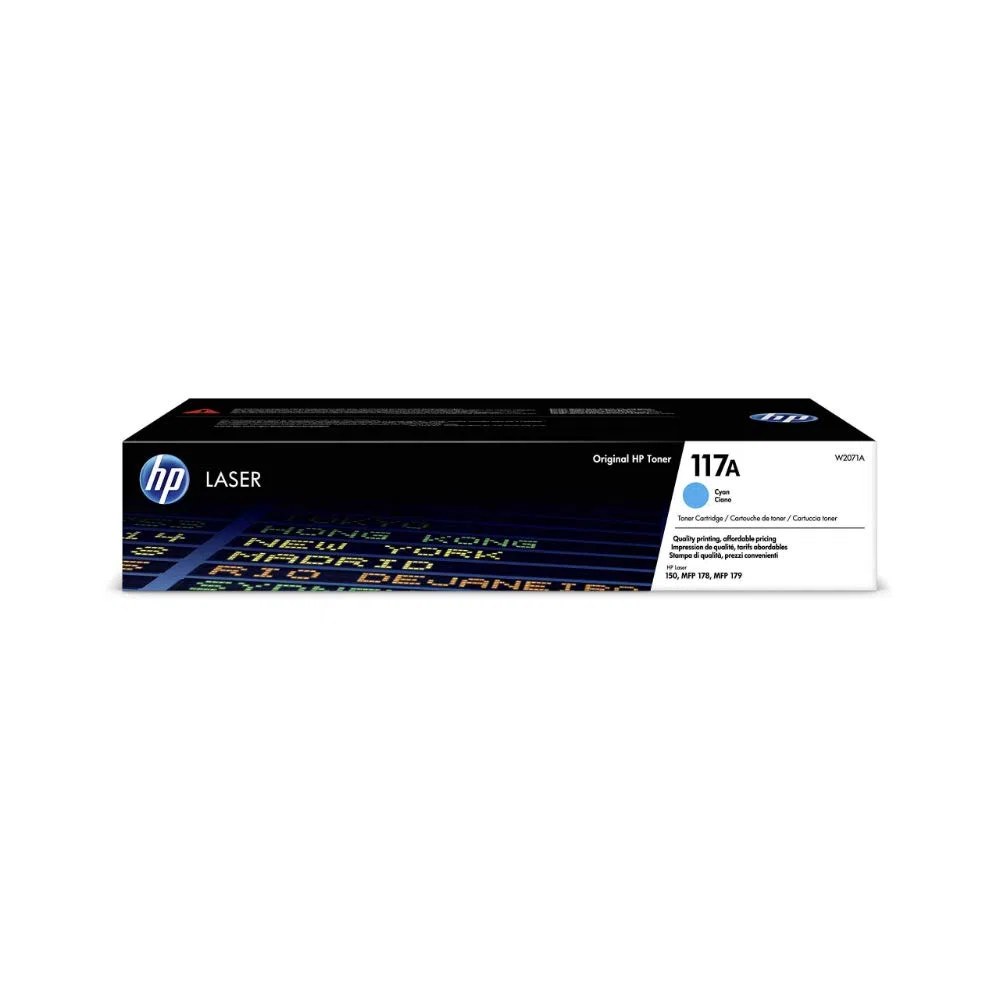 HP 117A W2071A Original Cyan Toner Cartridge