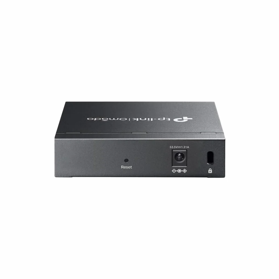 TP-Link Omada ES205GP 5-Port Gigabit Easy Managed Switch mit 4 PoE+, 65W Budget, Metallgehäuse, Plug & Play, Auto Recovery, Isolierung, VLAN, IGMP Snooping, Zentrales Cloud-Management