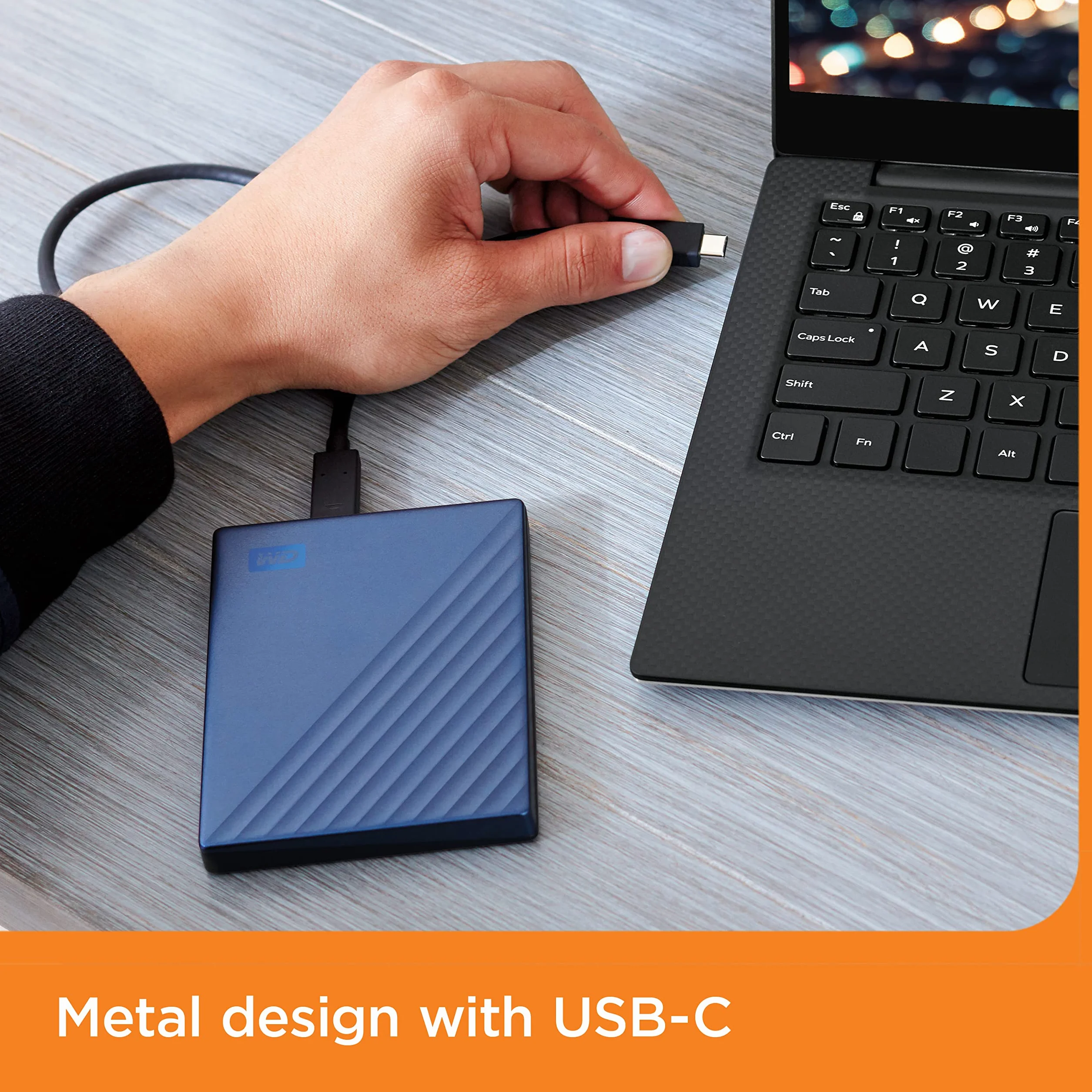 WD My Passport Ultra externe Festplatte 6 TB (mobiler Speicher, Metallgehäuse, herunterladbare Software, automatische Backups, Passwortschutz) Mitternachtsblau - auch kompatibel mit PC, Xbox und PS4