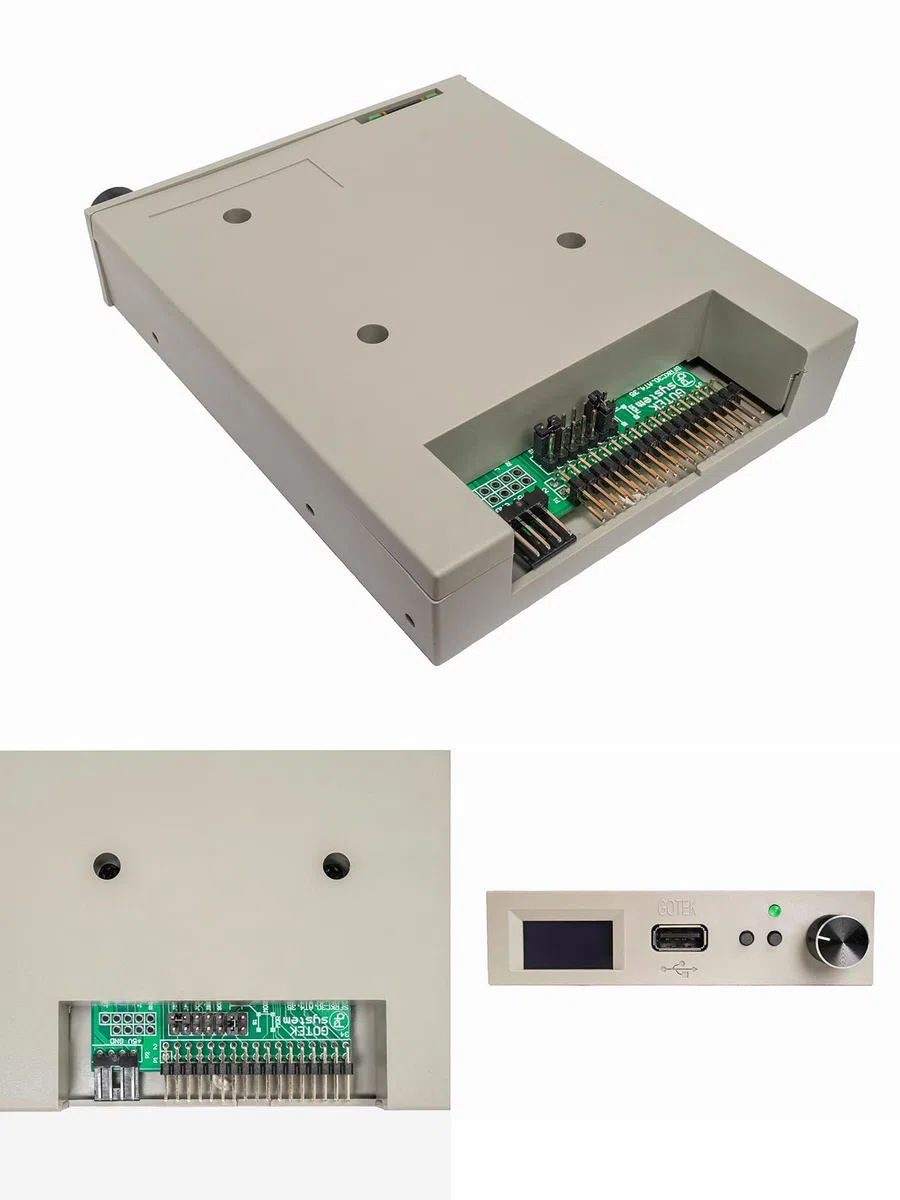 Diskettenlaufwerk-Emulator/Drehgeber OLED-Flash-Diskettenlaufwerk