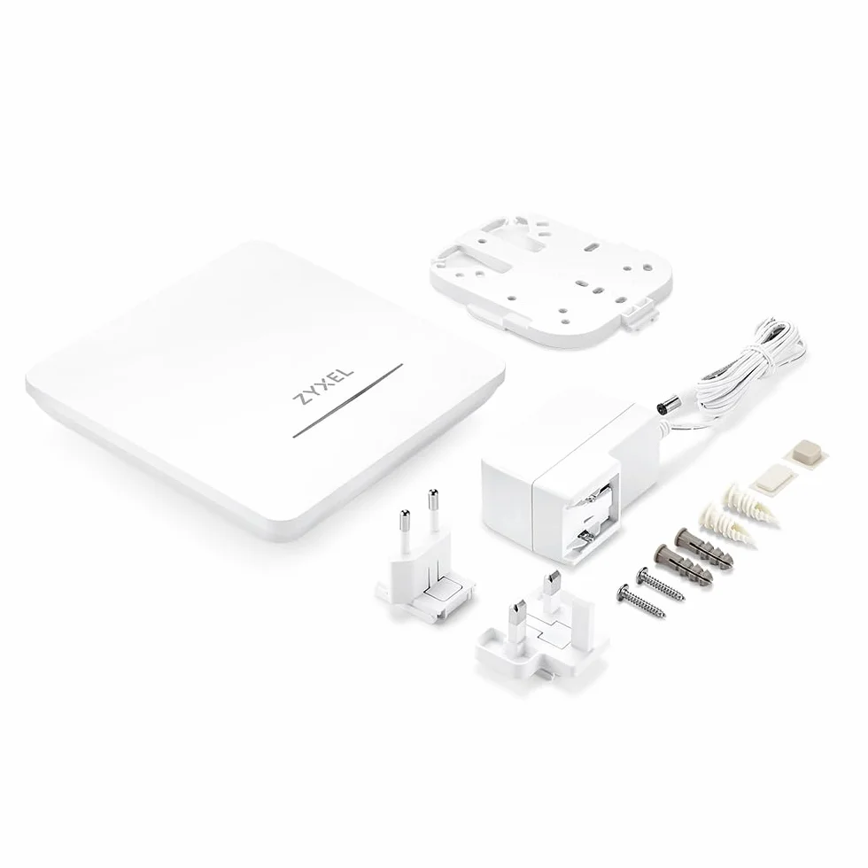 Zyxel WiFi 7 BE6500 Access Point | 4-Stream-Dual-Radio | für Kleine Unternehmen | Smart Mesh MLO | 2.5GbE | Netzteil im Lieferumfang Enthalten | Nebula App/Cloud oder Standalone [NWA50BE PRO]