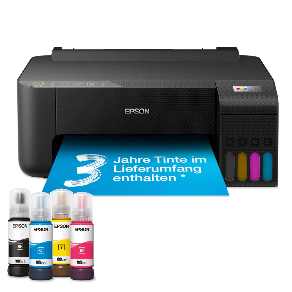 Epson EcoTank ET-1810 A4-Wi-Fi-Tintentankdrucker, mit einem im Lieferumfang enthaltenen Vorrat an Tinten von bis zu 3 Jahren