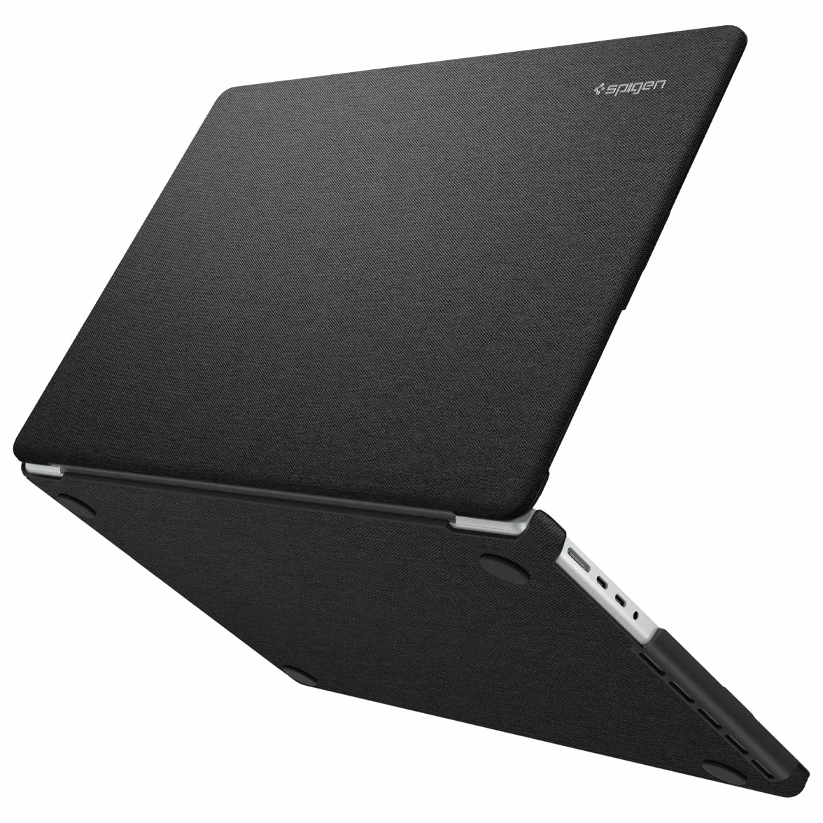Spigen Urban Fit Hülle Kompatibel mit MacBook Pro 14 Zoll M5 Pro / M5 Max (2026), M5 (2025),M4 / M3 / M2 / M1 Pro/Max Serie (2024/23/21) - Schwarz
