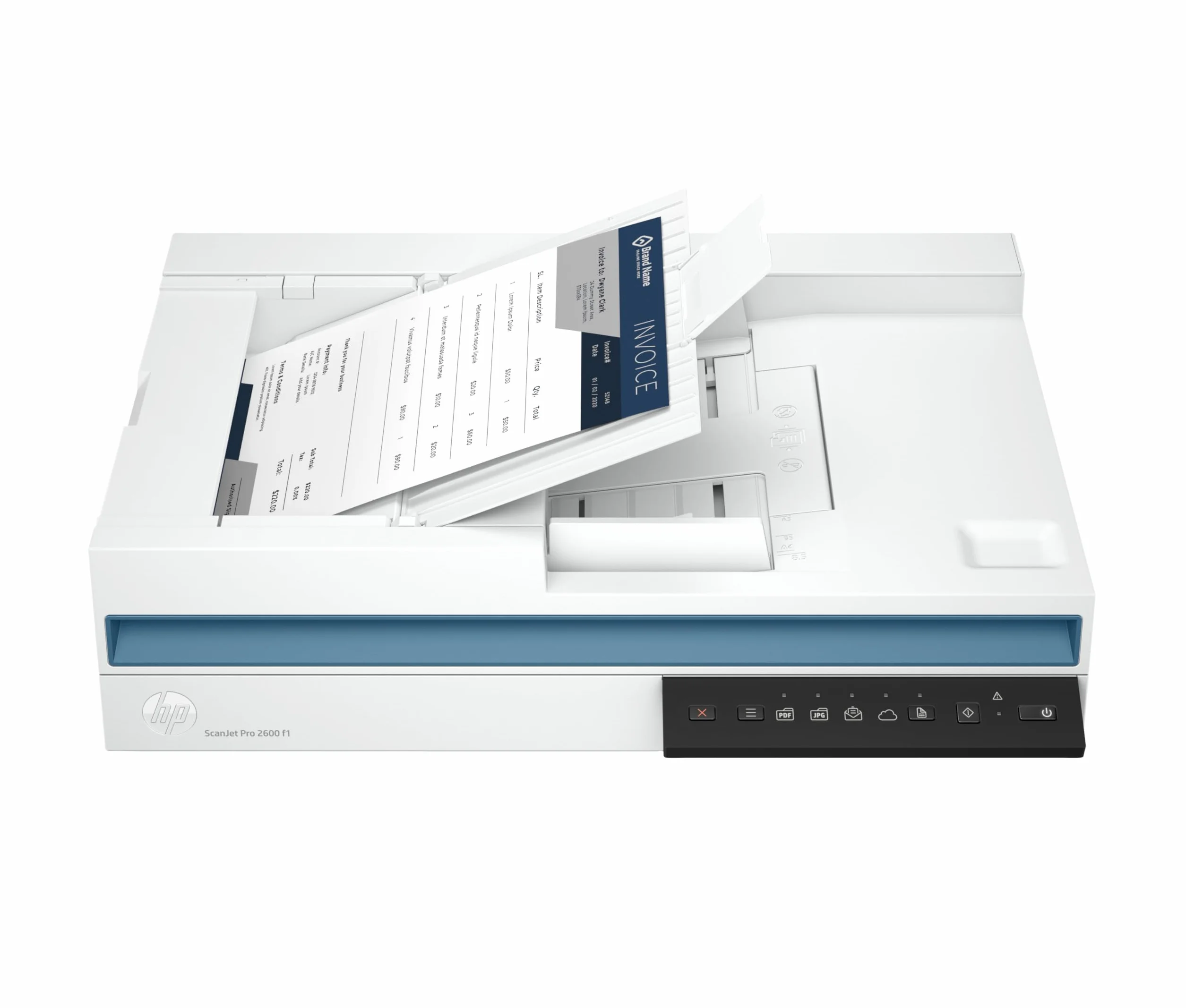 HP ScanJet Pro 2600 f1 Scanner Flachbett 60-Blatt ADF USB 2.0