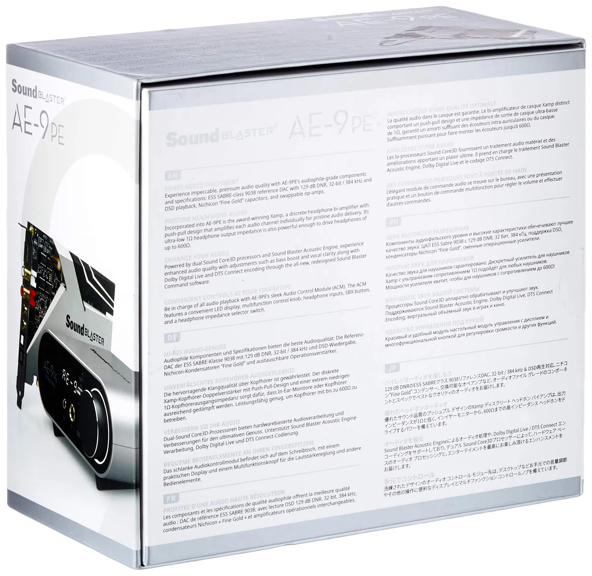 Creative Compatible Sound Blaster AE-9PE, High-End Soundkarte - DAC/PCIe