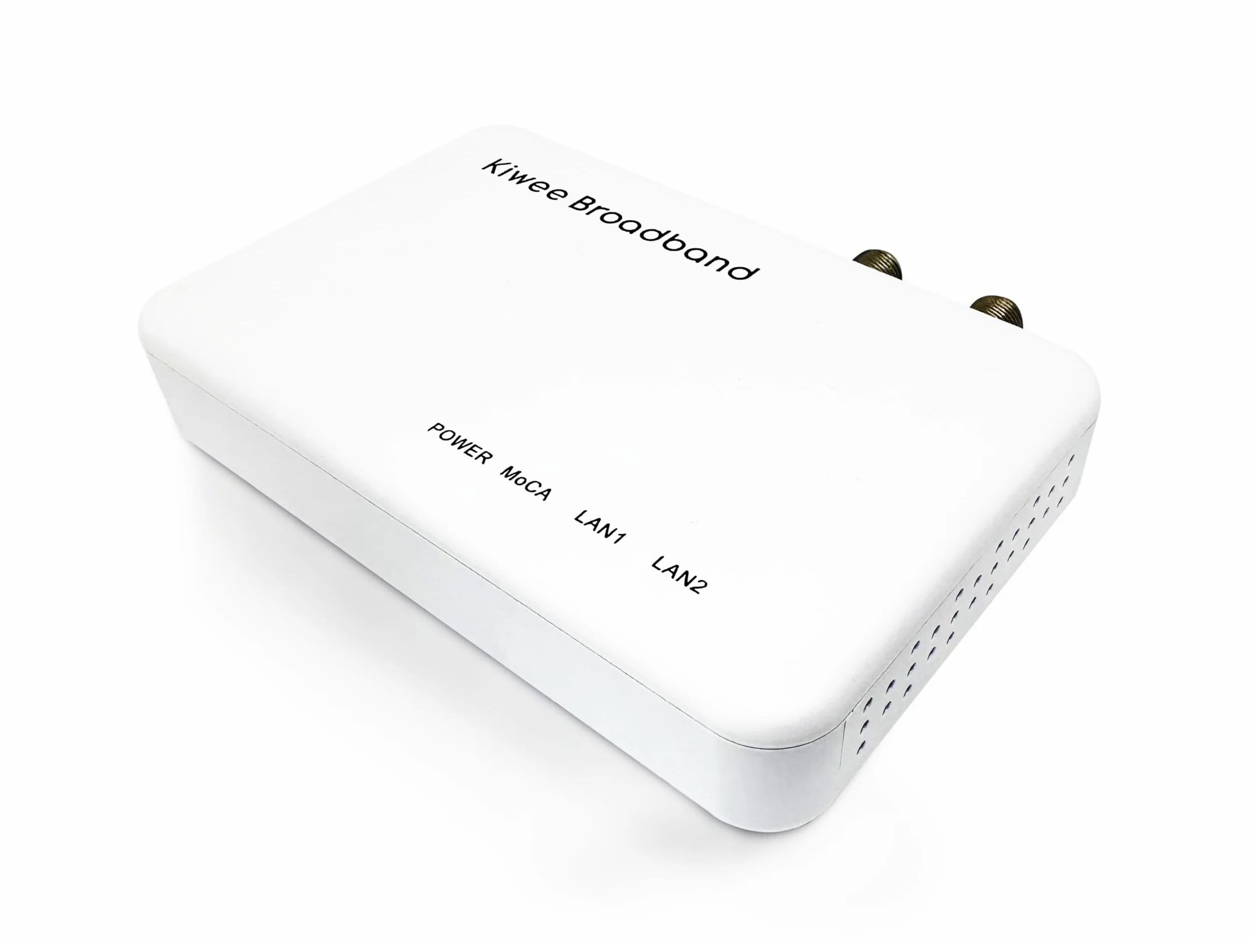 KiweeBroadband MoCA 2.5 Adapter mit Dual 2,5GbE-Ports (2er-Pack) | Hochgeschwindigkeits-Ethernet über Koaxialkabel | 2,5 Gbit/s LAN für Streaming, Gaming, Mesh-WLAN | Inkl. Koaxial- & Ethernet-Kabel