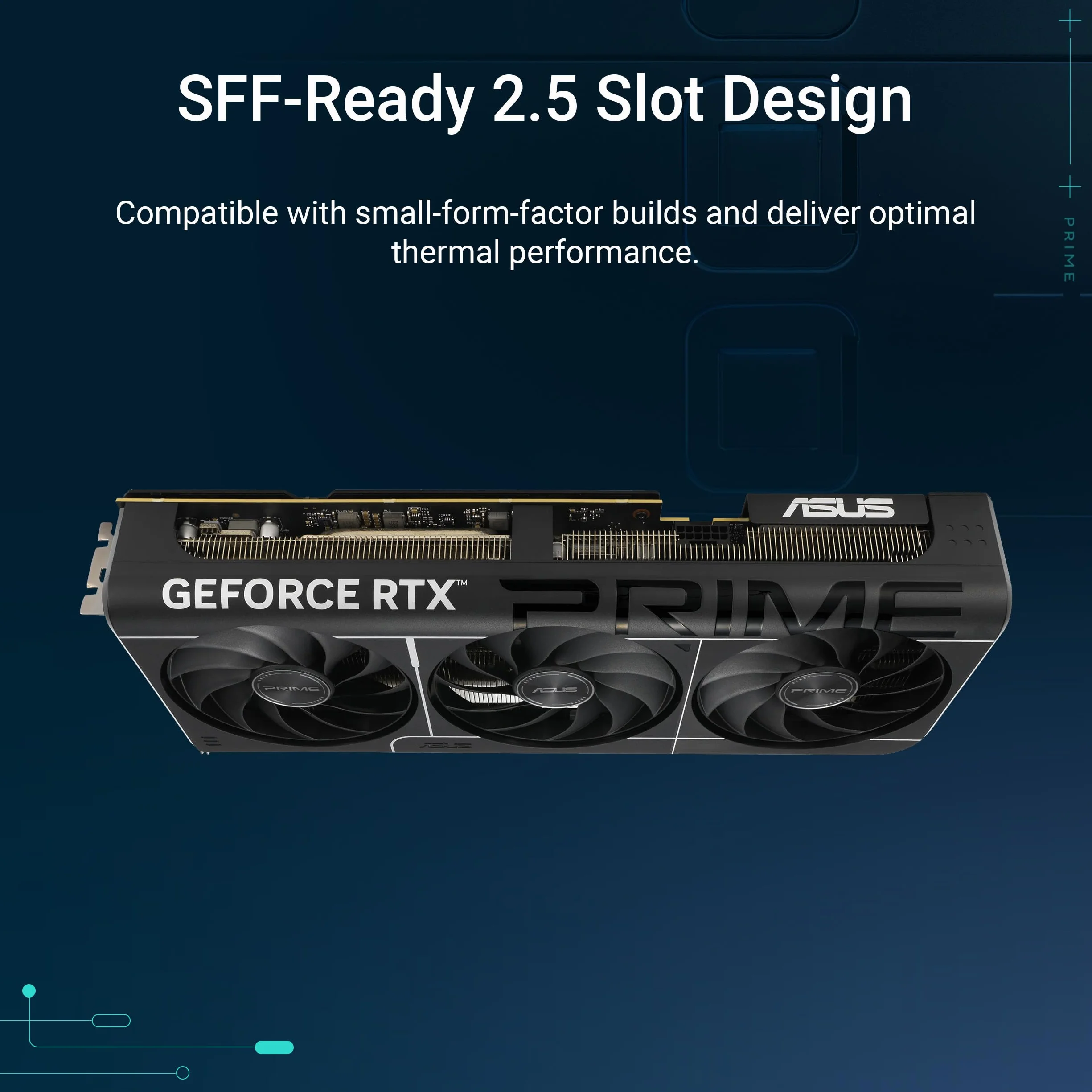 ASUS Prime GeForce RTX 5070 Ti 16GB GDDR7 OC Edition Gaming Grafikkarte (Nvidia GeForce RTX5070 Ti DLSS 4, 2,5-Slot Design, PCIe 5.0, 3X DisplayPort 2.1b, 1x HDMI 2.1b, PRIME-RTX5070TI-O16G)