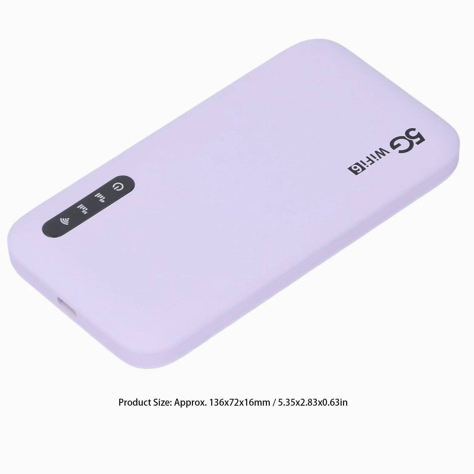 5G WiFi Mobile Hotspot-Gerät, Tragbares WLAN für Reisen, mit Multitrier-Netzwerk, Verbinden Sie Bis zu 16 Geräte, die in 6100-mAh Eingebaut Sind