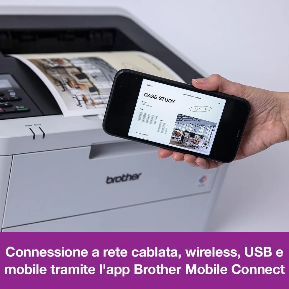 Brother HL-L3240CDW - Kompakter Farb-LED-Drucker mit WLAN/LAN und Duplexdruck