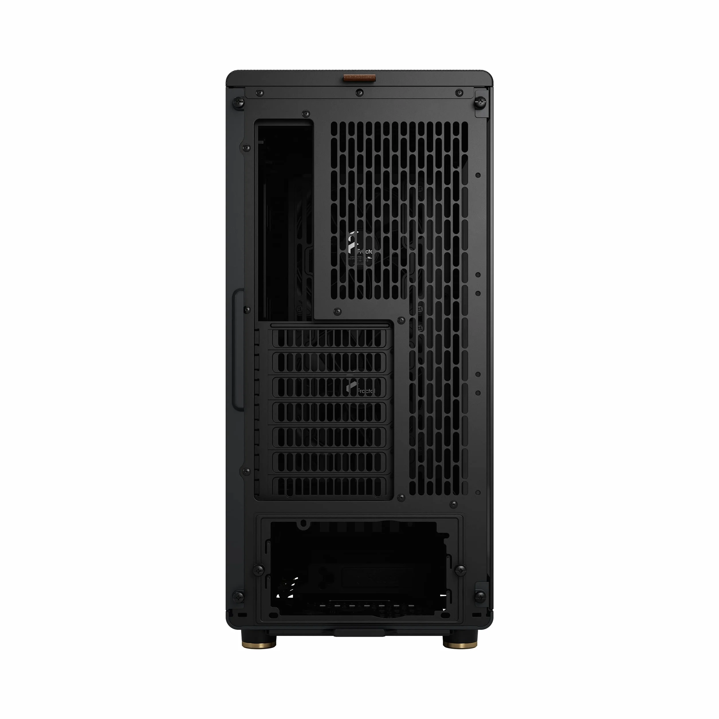 Fractal Design North ATX Mid-Tower PC-Gehäuse - Holzfront | Tempered Glass Seitenpanel, zwei 140-mm-Lüfter enthalten, USB-C, Airflow optimiert für Gaming PC