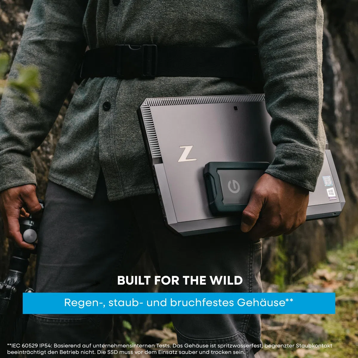 SanDisk PROFESSIONAL G-DRIVE ArmorATD 6 TB mobile Festplatte, All-Terrain Festplatte, USB-C-fähig, 130 MB/s, für Mac und Windows, wasser- und staubfest