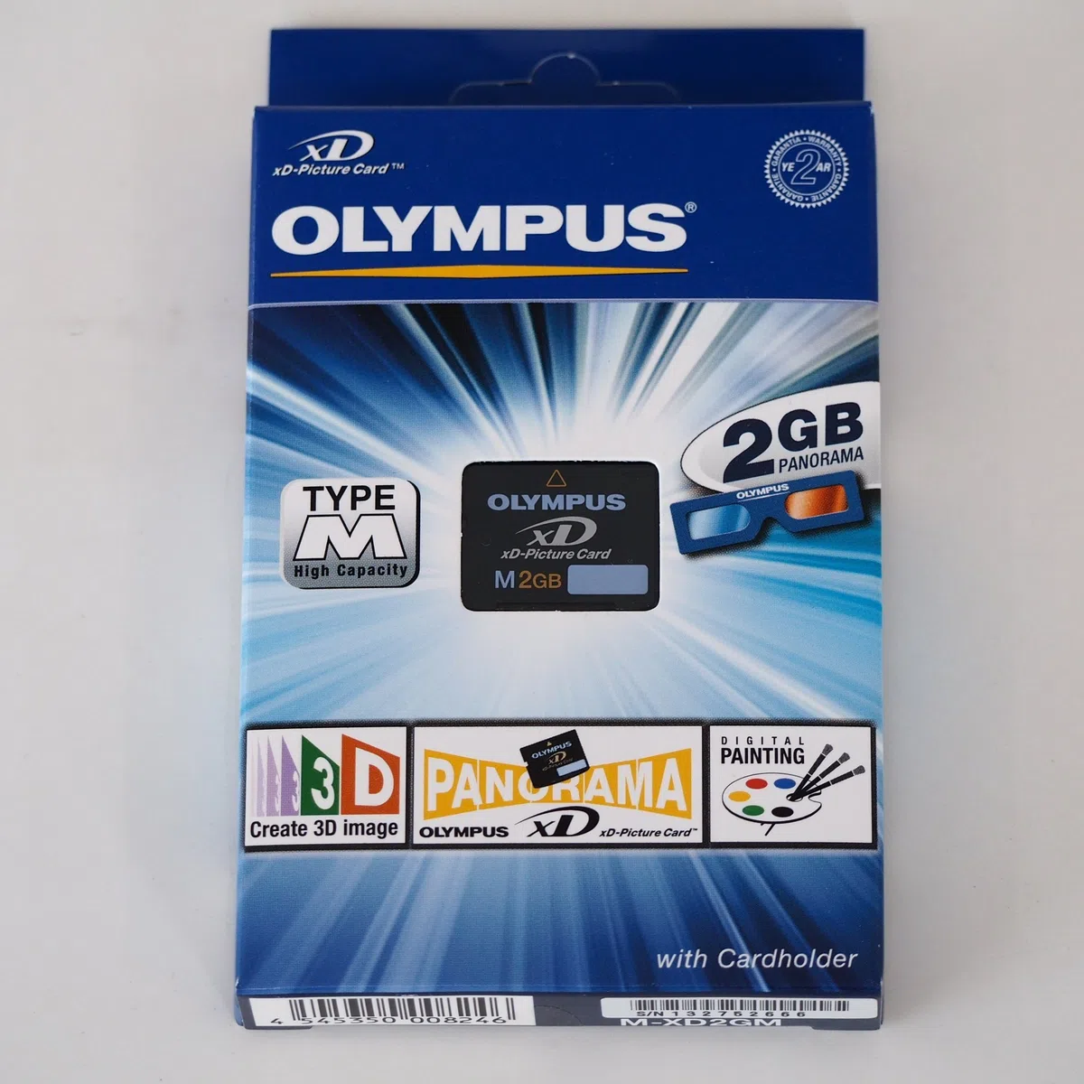 Olympus M-xD 2GB Picture Card, mit 3D-Brille