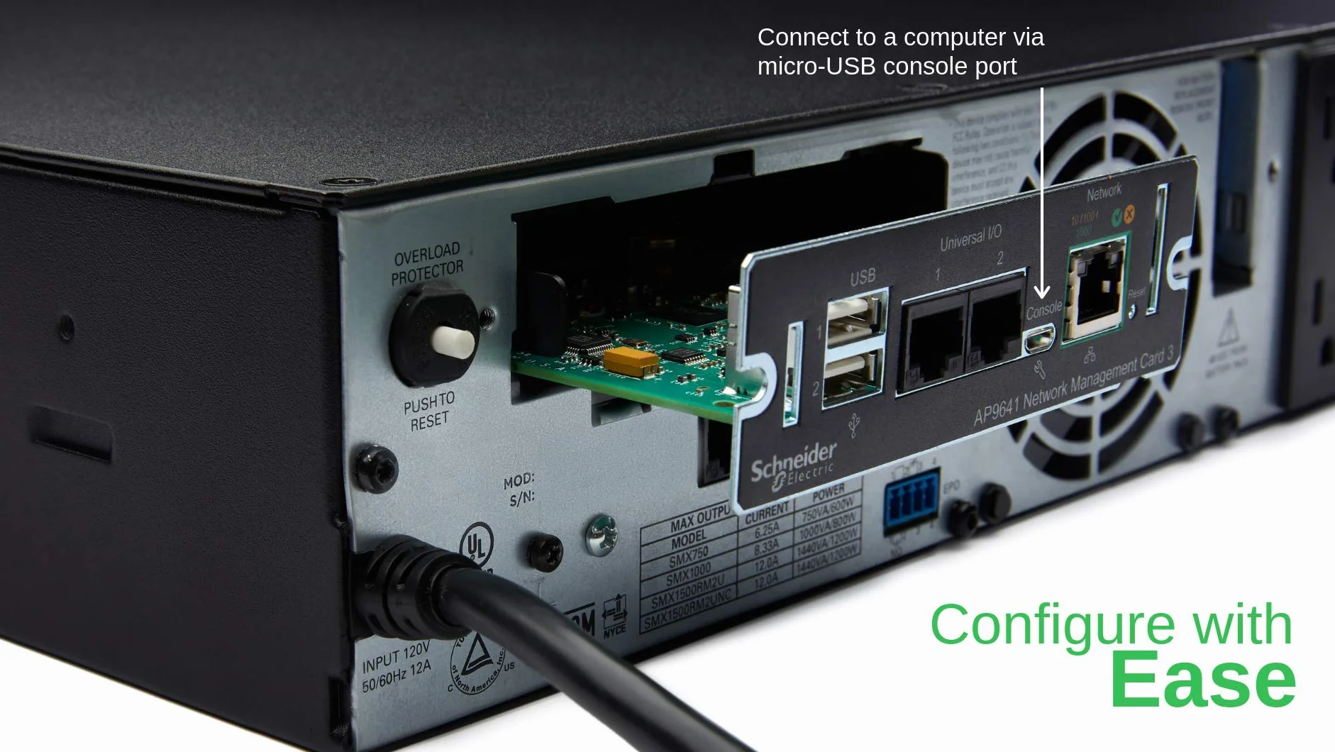 APC USV Netzwerkmanagement Karte AP9641 - mit PowerChute Network Shutdown & Umgebungsüberwachung