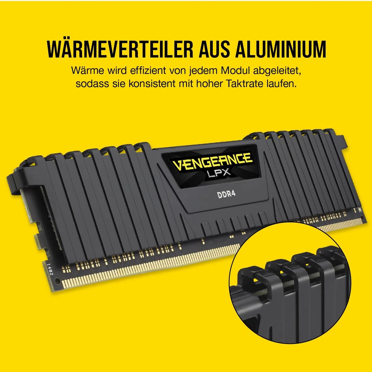 Corsair Vengeance LPX DDR4 RAM 32GB (2x16GB) Bis zu 3200MHz CL16 Intel XMP 2.0 Computerspeicher - Schwarz (CMK32GX4M2E3200C16)