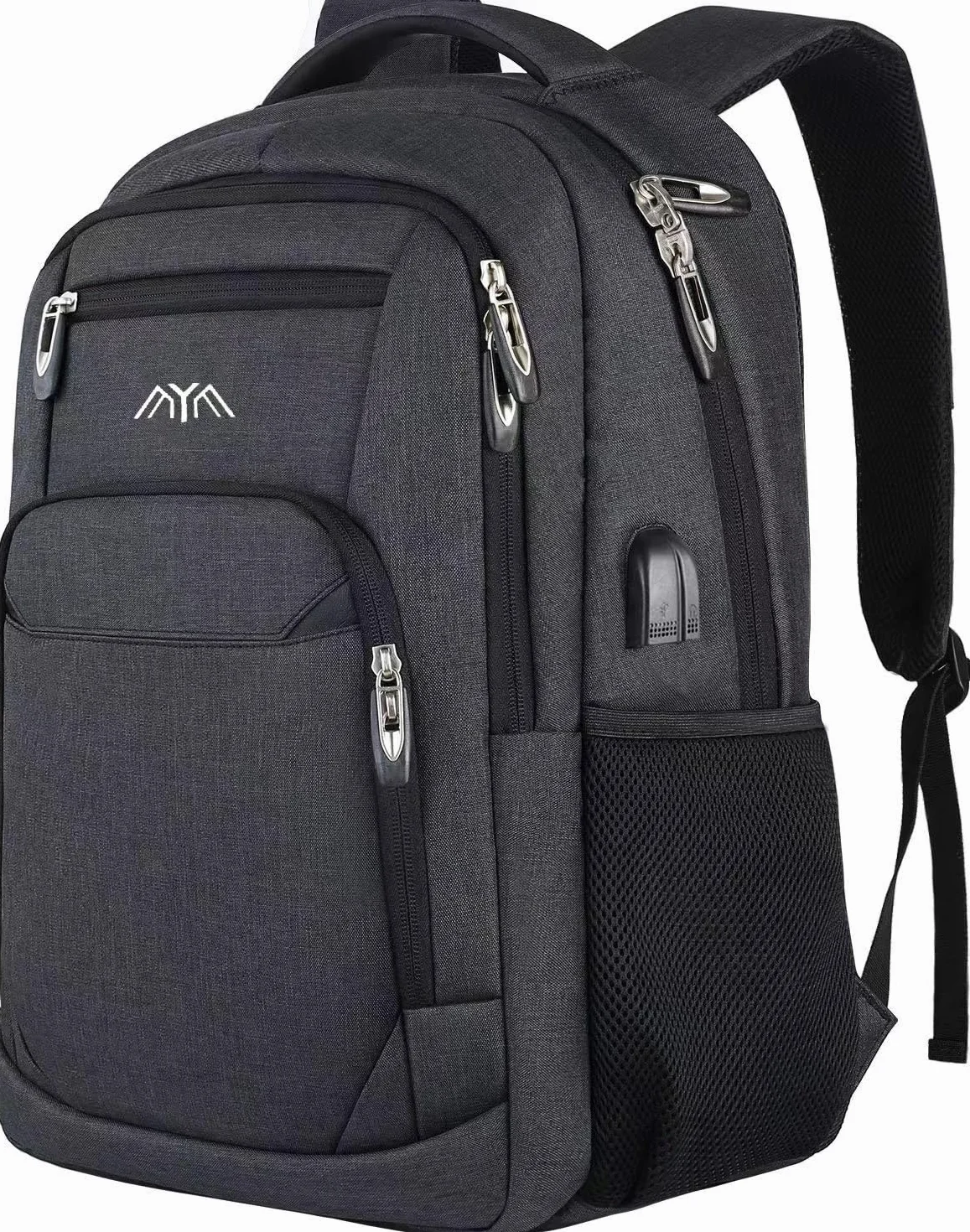 YAMTION Rucksack Herren, Schulrucksack Jungen Teenager Laptop Rucksack Schule Daypacks für Arbeit Wandern Reisen Camping für 15.6 Zoll Laptop