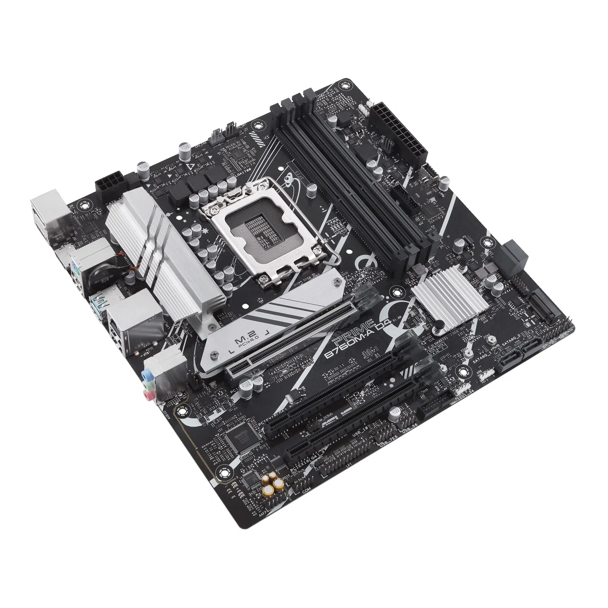 ASUS Prime B760M-A D4-CSM Business Mainboard Sockel Intel LGA 1700 (Intel B760, mATX, DDR4 Speicher, 2X PCIe 4.0 M.2, Aura Sync)