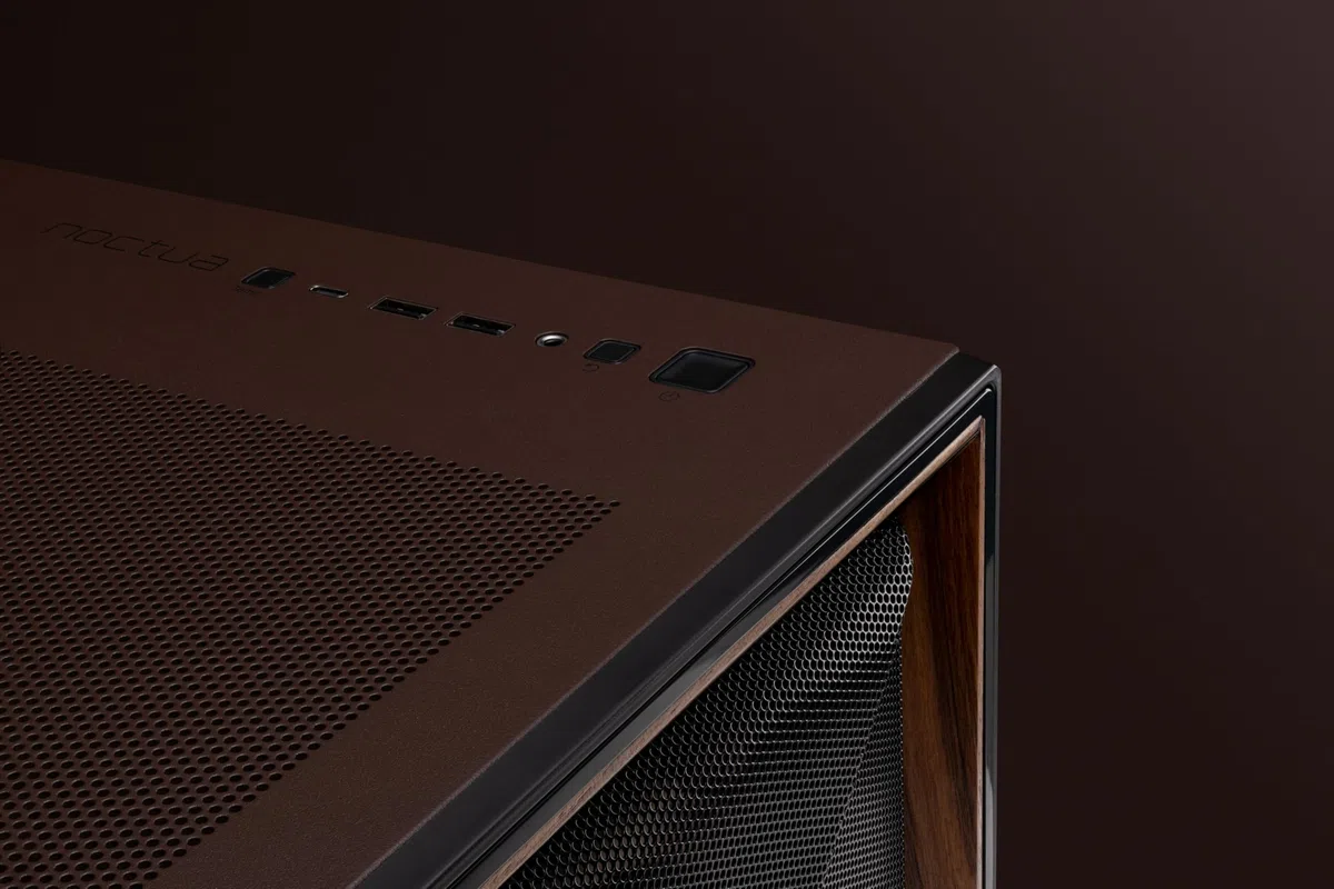 Antec Flux Pro Noctua Edition ultraleises PC-Gehäuse (Schwarz, Braun)