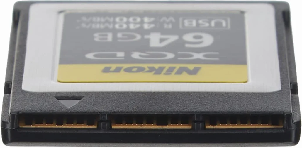Nikon XQD Professional Speicherkarte 64 GB (bis zu 440 MB/s Lesen und bis zu 400 MB/s Schreiben), Hybrid Z 6II, Z 6, Z 7II, Z7, Reflex D6, D5, D850, D500