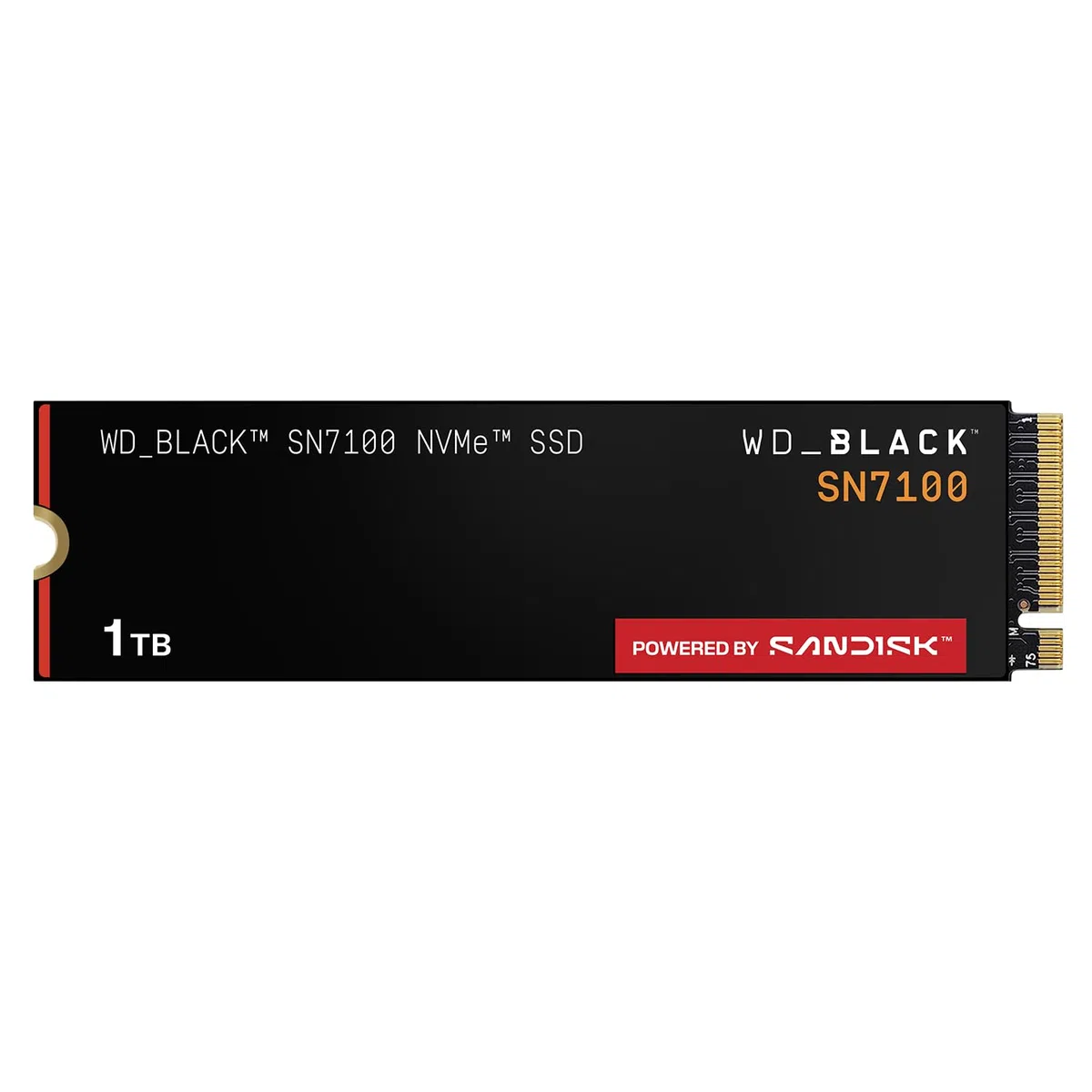 WD_BLACK SN7100 NVMe SSD 1 TB PCIe Gen4 Gaming-Speicher 7.250 MB/s Lesen