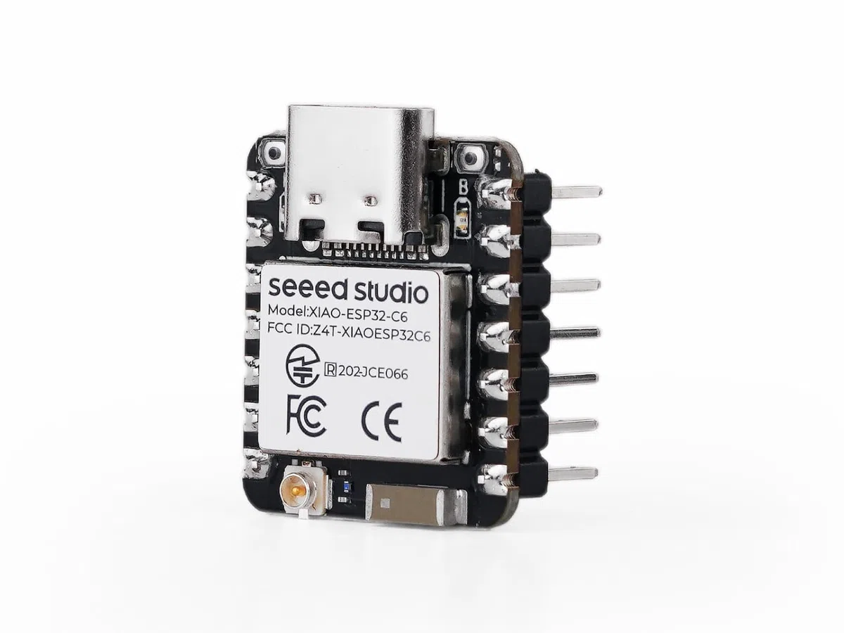 Seeed Studio XIAO ESP32C6 (vorverlötet): Wi-Fi 6, Bluetooth 5, Thread, Zigbee, 160 MHz RISC-V Prozessor, Linux, LPDDR RAM