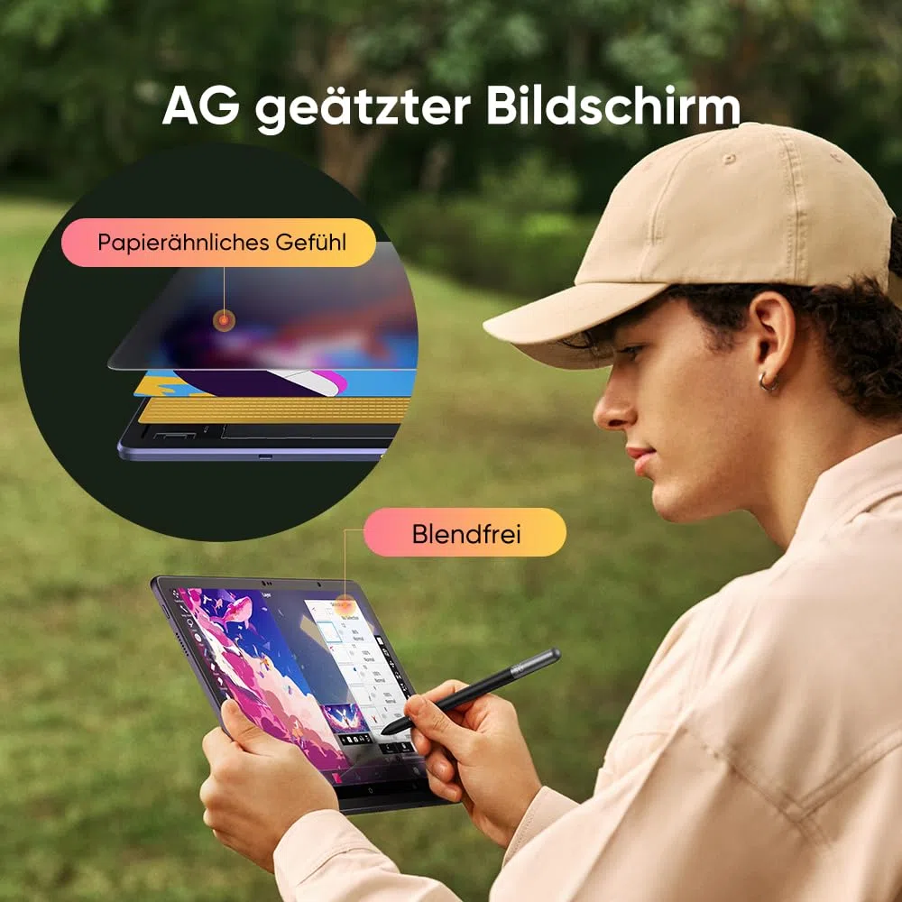 XPPen 12.2 Zoll Standalone Grafiktablett Display mit X3Pro 16384 Smart Stift, Android 8GB+256GB WiFi mit 8000mAh Akku, Magic Drawing Pad, 2K-Auflösung, Digitales Zeichentablett OS Android 14
