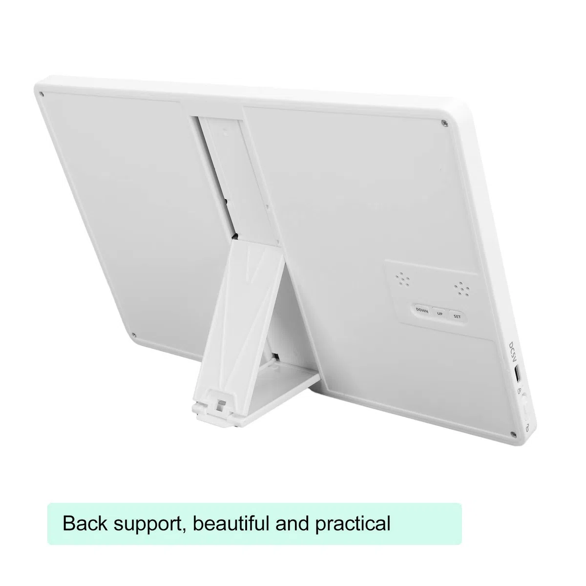 LCD-Schreibtablette mit Stift, elektronischer Desktop-Kalender, wiederaufladbarer Notizblock mit Digital- und Alarmfunktion
