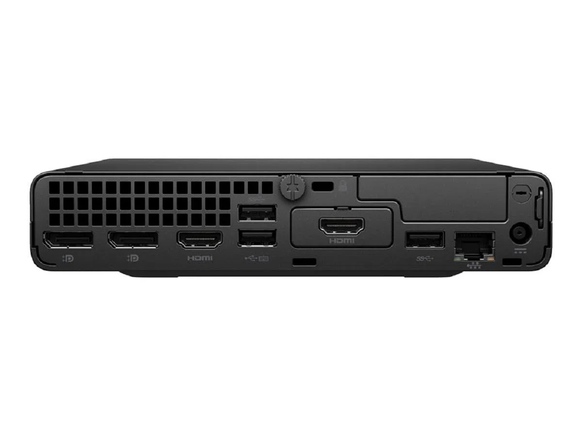HP Pro 400 G9 - Wolf Pro Security - Mini - Core i5 13500T / 1.6 GHz - RAM 16 GB - SSD 512 GB - NVMe - UHD Graphics 770-1GbE, Wi-Fi 6E, Bluetooth 5.3 - schwarz