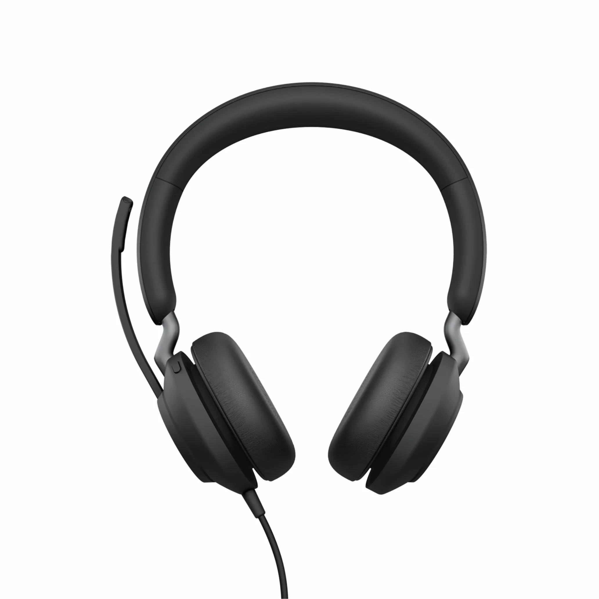 Jabra Evolve2 40 SE Kabelgebundenes Stereo-Headset mit Geräuschunterdrückung, Mikrofon und USB-C/A-Kabel - MS Teams-Zertifiziert, kompatibel mit Allen Anderen Plattformen - Schwarz