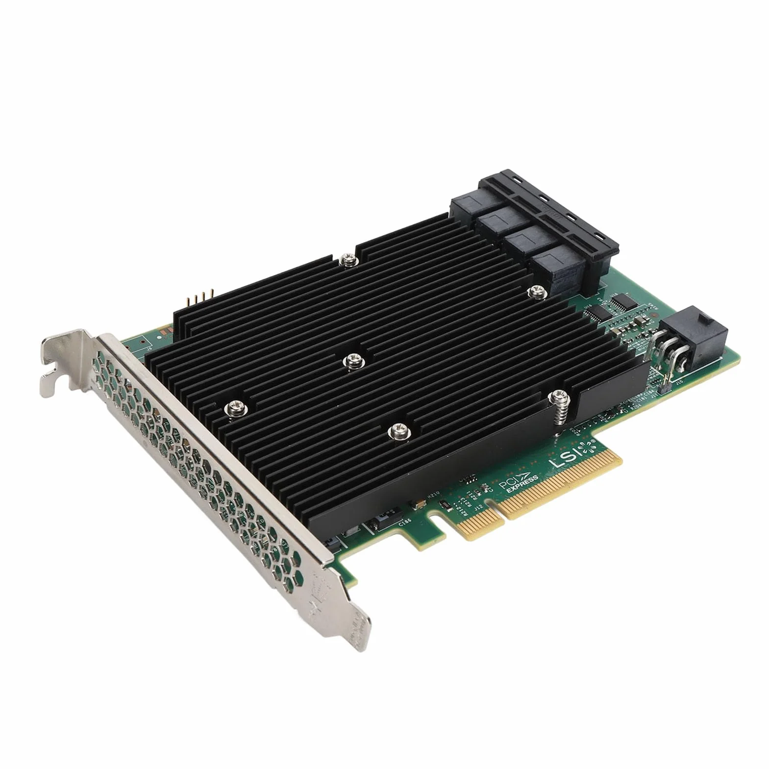 LSI SAS 9300-16I 16-Port-Controller-HBA-Karte mit PCIe-Steckplatz, 12 Gbit/s SAS, für, für Linux, für SUSE, für Red Hat, für VMware, für Freebsd