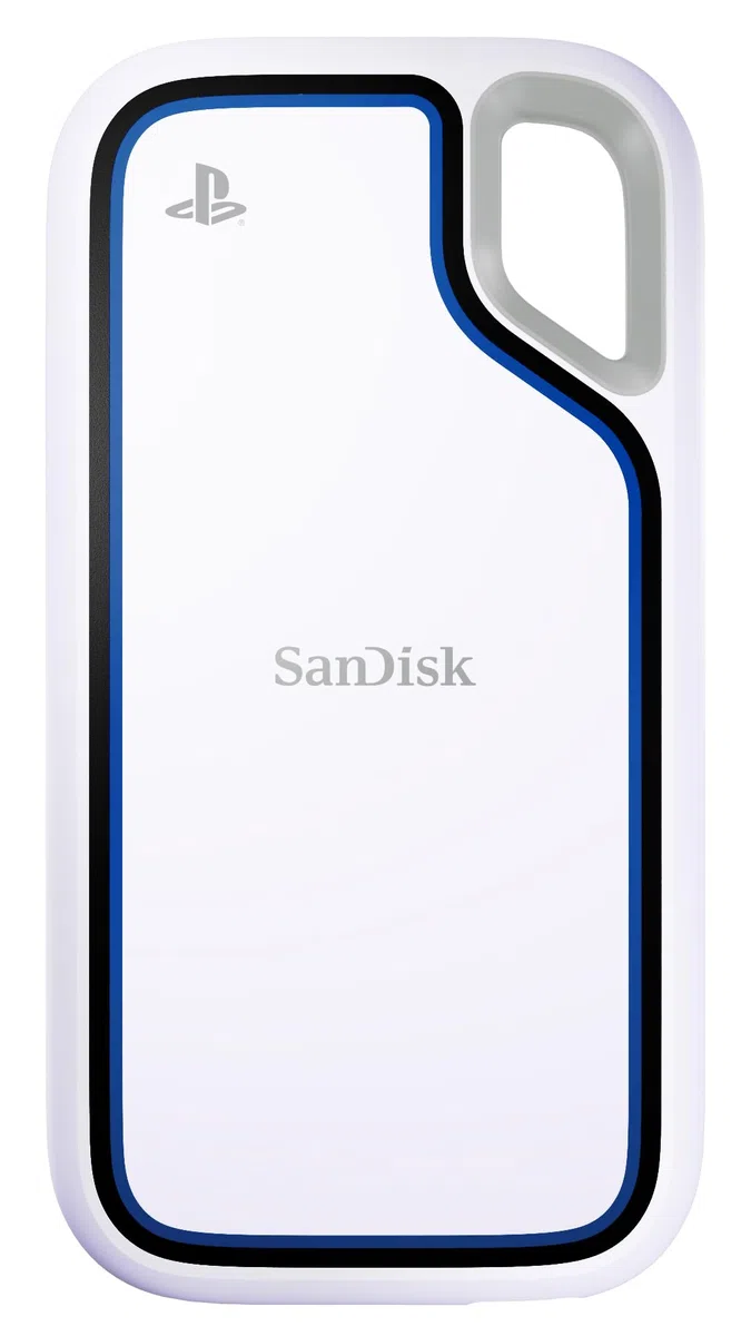 SANDISK Extreme Portable SSD 1TB (Offiziell Lizenziert für PlayStation 5 und PC's, Externe SSD, NVMe-SSD-Performance, Lesen bis zu 1000 MB/s, IP65 Wasser und Staubschutz, Fallsicherheit)