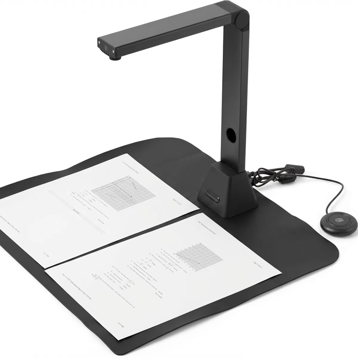 Dokumentenscanner A3 Scanner 22MP: OCR für 130 Sprachen USB Dokumentenkamera mit 4 LED für Schule Büro Archiv Homeoffice