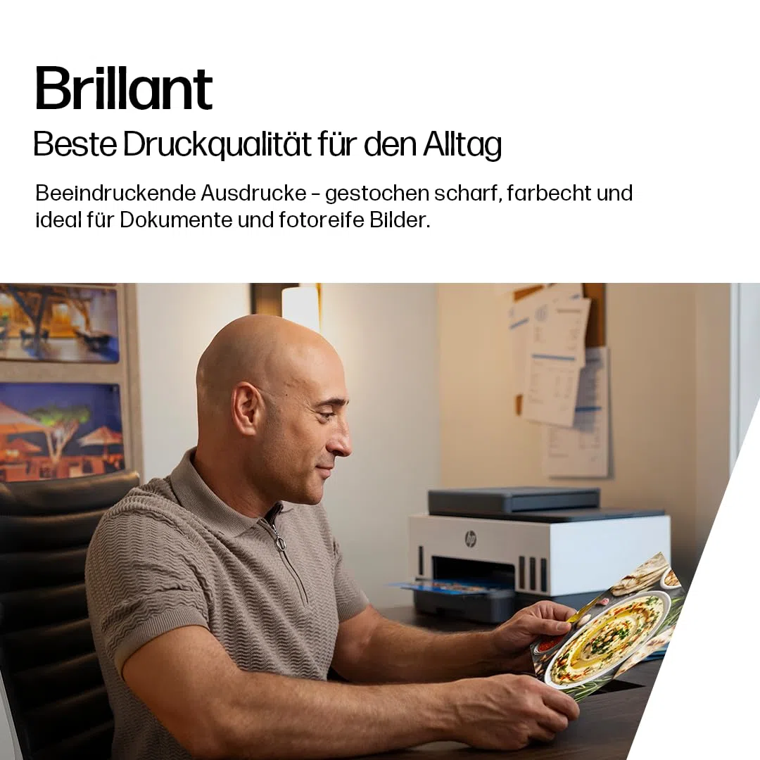 HP Smart Tank 5105 3-in-1 Multifunktionsdrucker WLAN Mobiles Drucken 3 Jahre Tinte inklusive Garantie