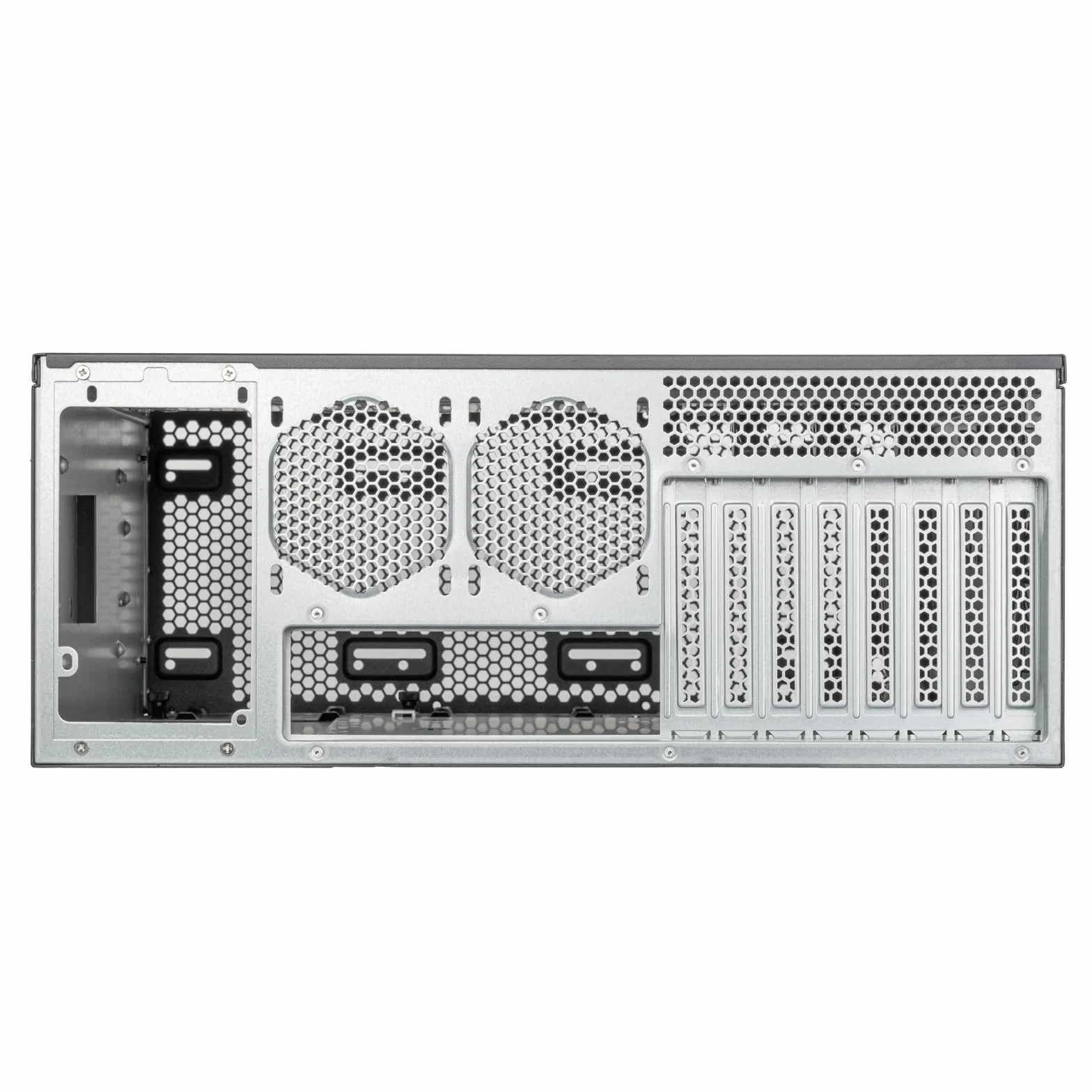 Silverstone Technology RM4A - 4U Rackmount-Servergehäuse mit erweiterter 360-mm-Radiator-Kompatibilität, 4HE, SST-RM4A