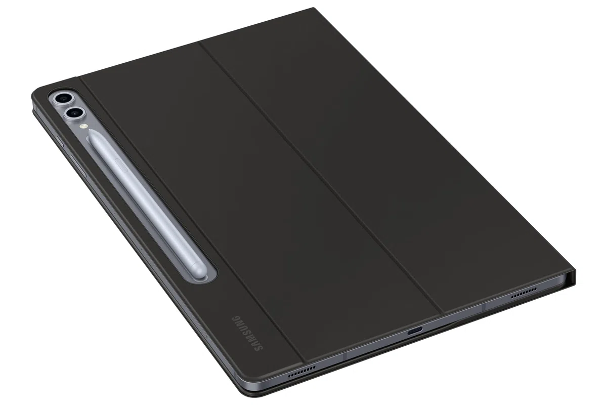 Samsung Book Cover Keyboard Slim EF-DX820 für das Galaxy Tab S10+| Tab S9+| Tab S9 FE+ mit QWERTZ-Tastatur und AI-Taste, Einteilige Tablet-Hülle, schlankes Design, S Pen Fach, Schwarz