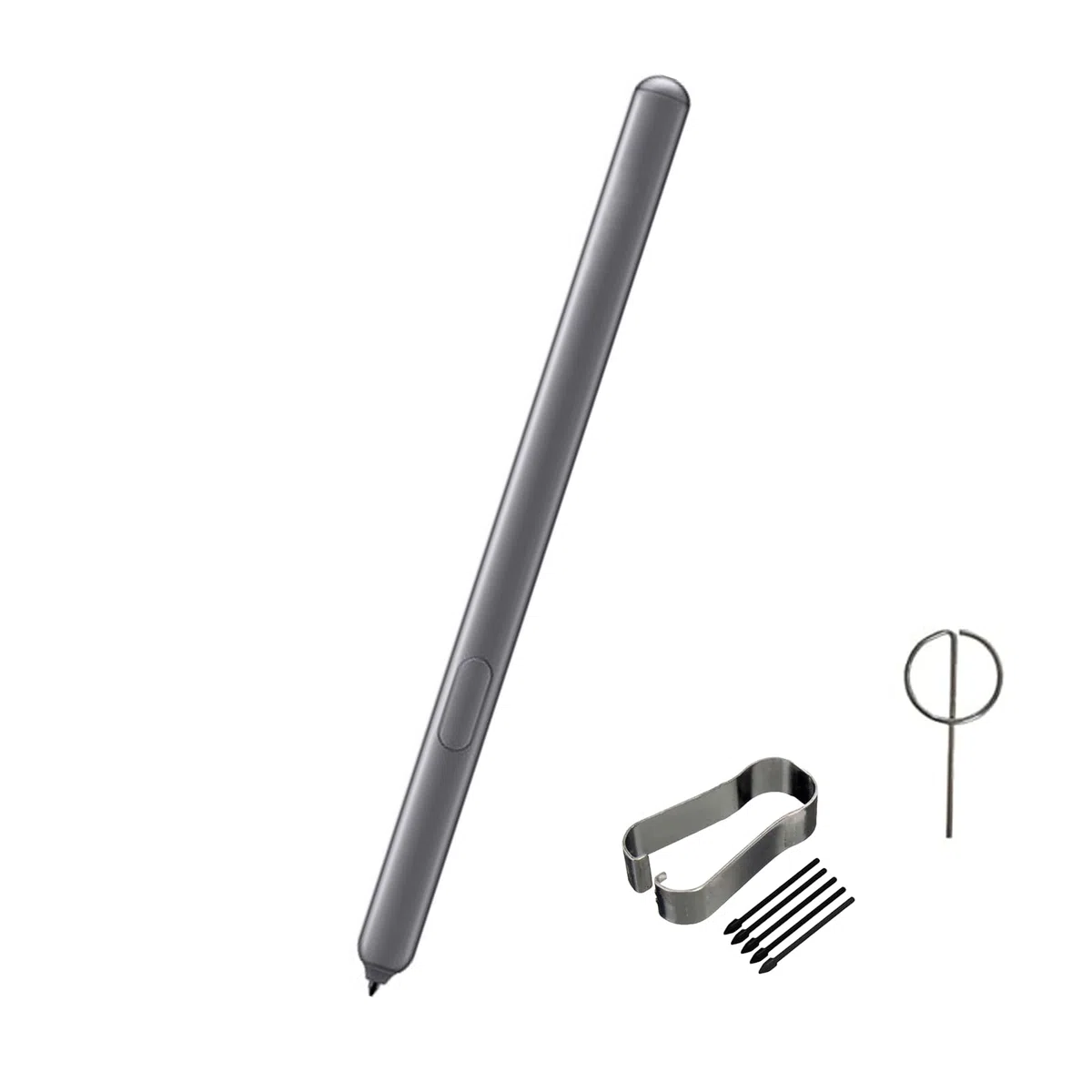 Galaxy Tab S6 Stylus Pen Ersatz (ohneBluetooth) für Samsung Galaxy Tab S6 SM-T860 Stylus Touch Pen (Mountain Gray) + Auswurfstift