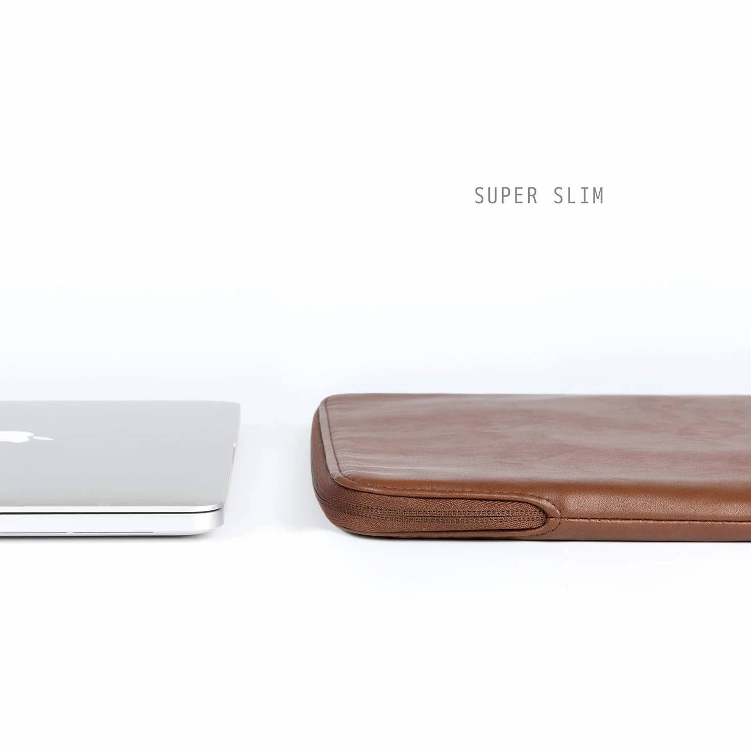 Comfyable Slim Protective Laptop Sleeve Compatible with 13/13.3/14 Inch MacBook Air & MacBook Pro, Mac Travel Case, Laptop Pouch, Slim PU Leather Cover M5/M4/M3/M2/M1 2026-2021, Brown