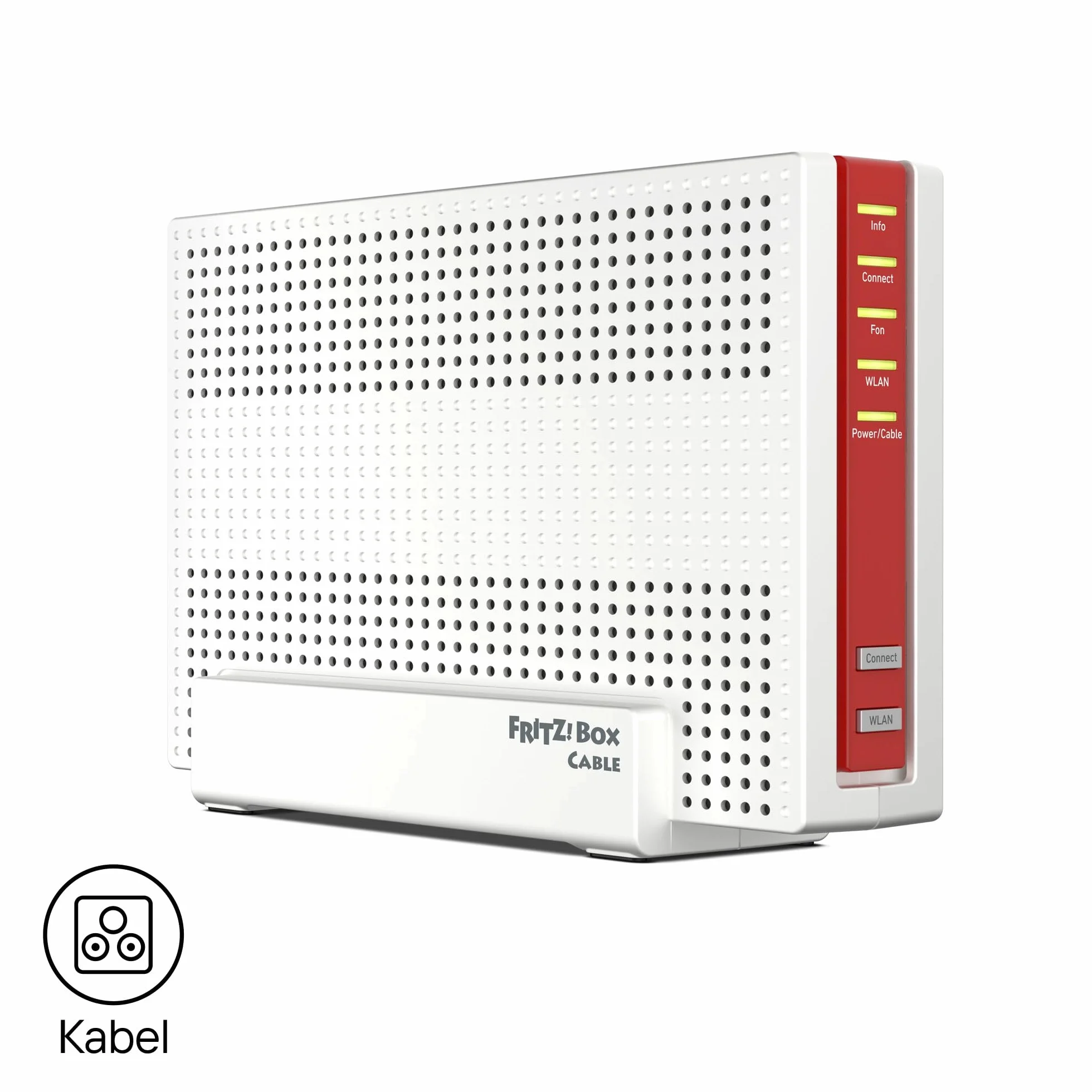FRITZ!Box 6690 Cable | Router für einen Kabelanschluss (DOCSIS 3.1-Kabel-Modem, 4x4 Wi-Fi 6 (WLAN AX) mit 4.800 MBit/s (5 GHz) + 1.200 MBit/s (2,4 GHz), 1x 2,5-Gigabit-LAN-Anschluss, USB 3.0, DECT)
